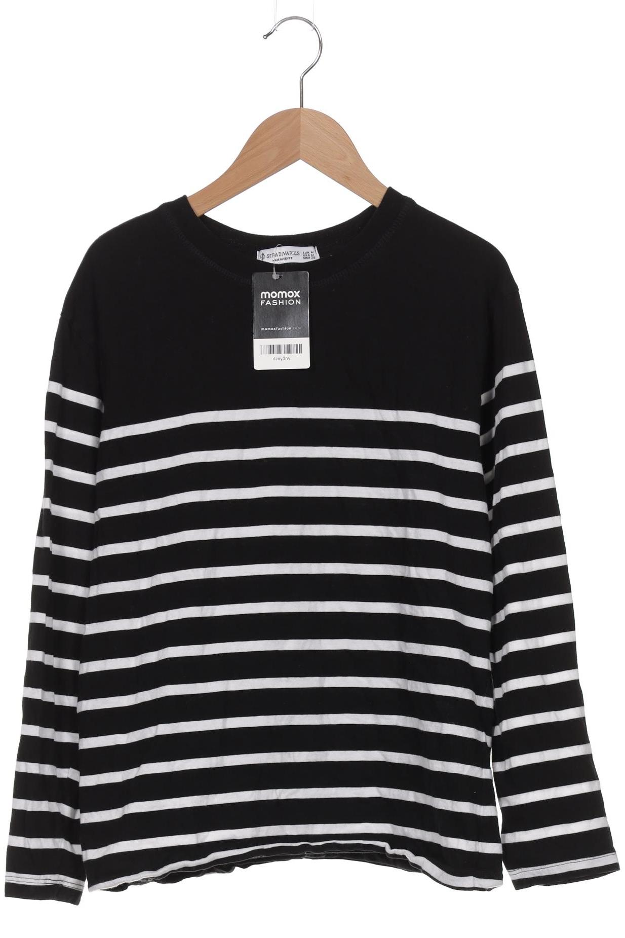 

Stradivarius Damen Langarmshirt, schwarz, Gr. 38