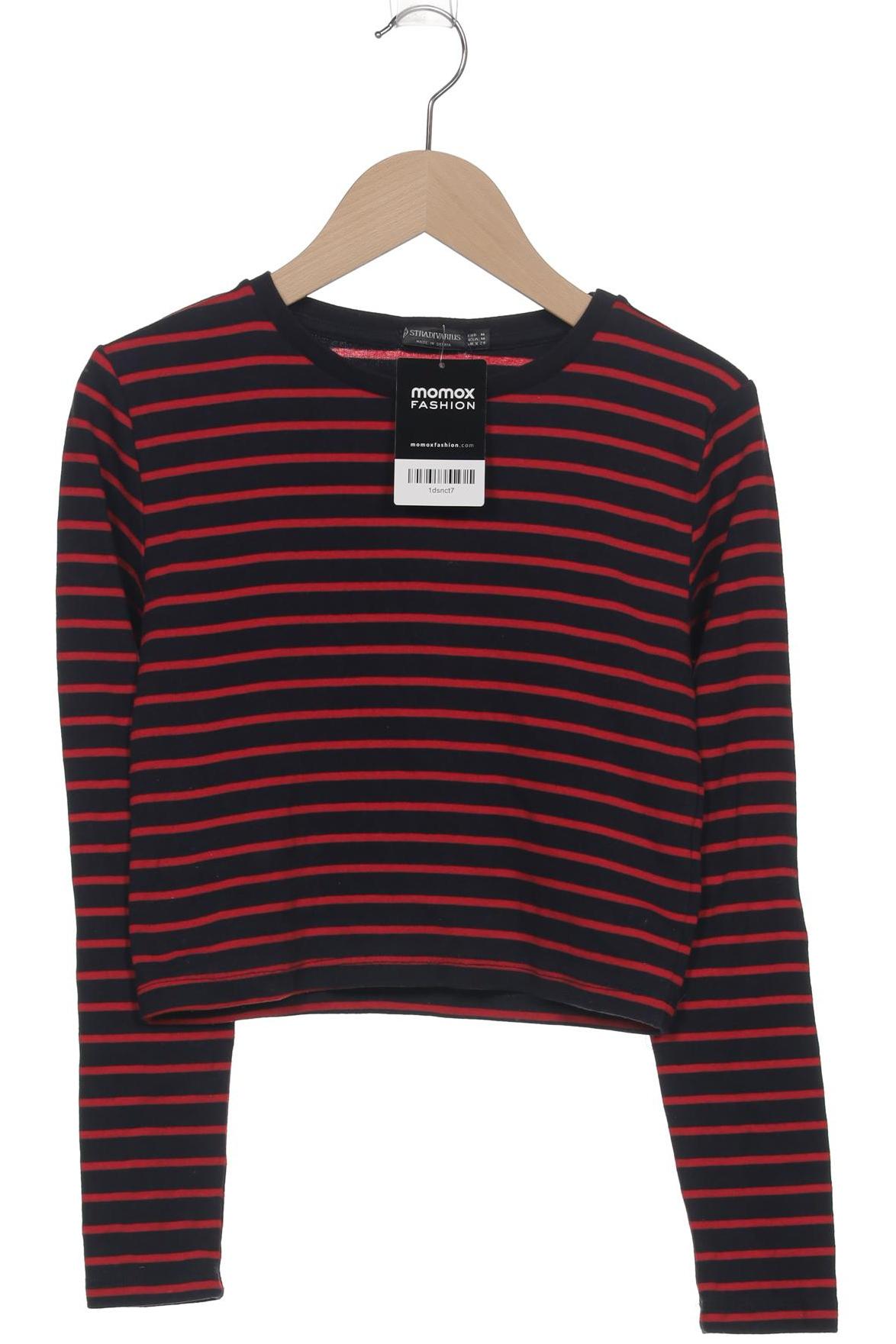 

Stradivarius Damen Langarmshirt, schwarz, Gr. 38