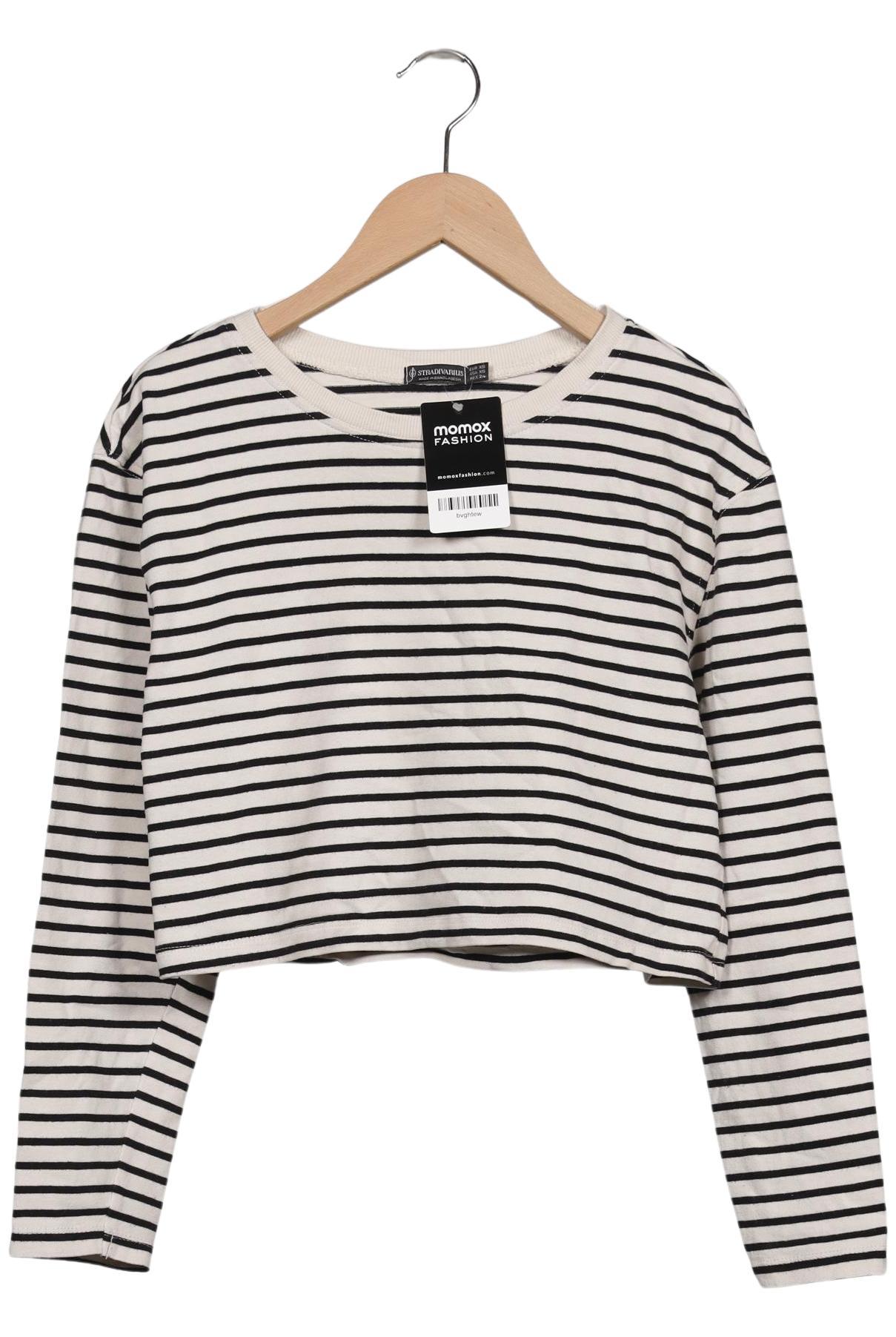 

Stradivarius Damen Langarmshirt, schwarz, Gr. 34