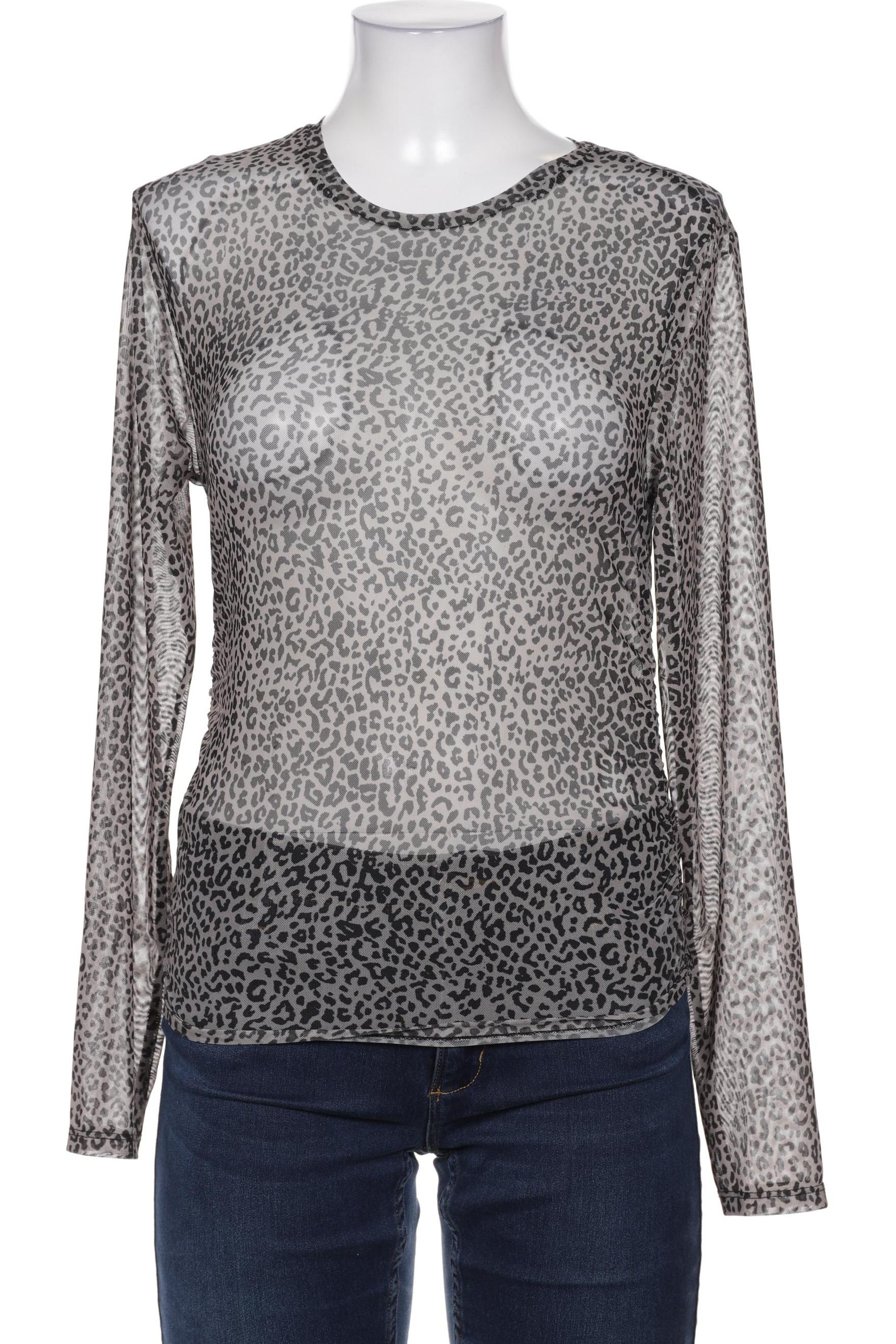 

Stradivarius Damen Langarmshirt, grau, Gr. 42
