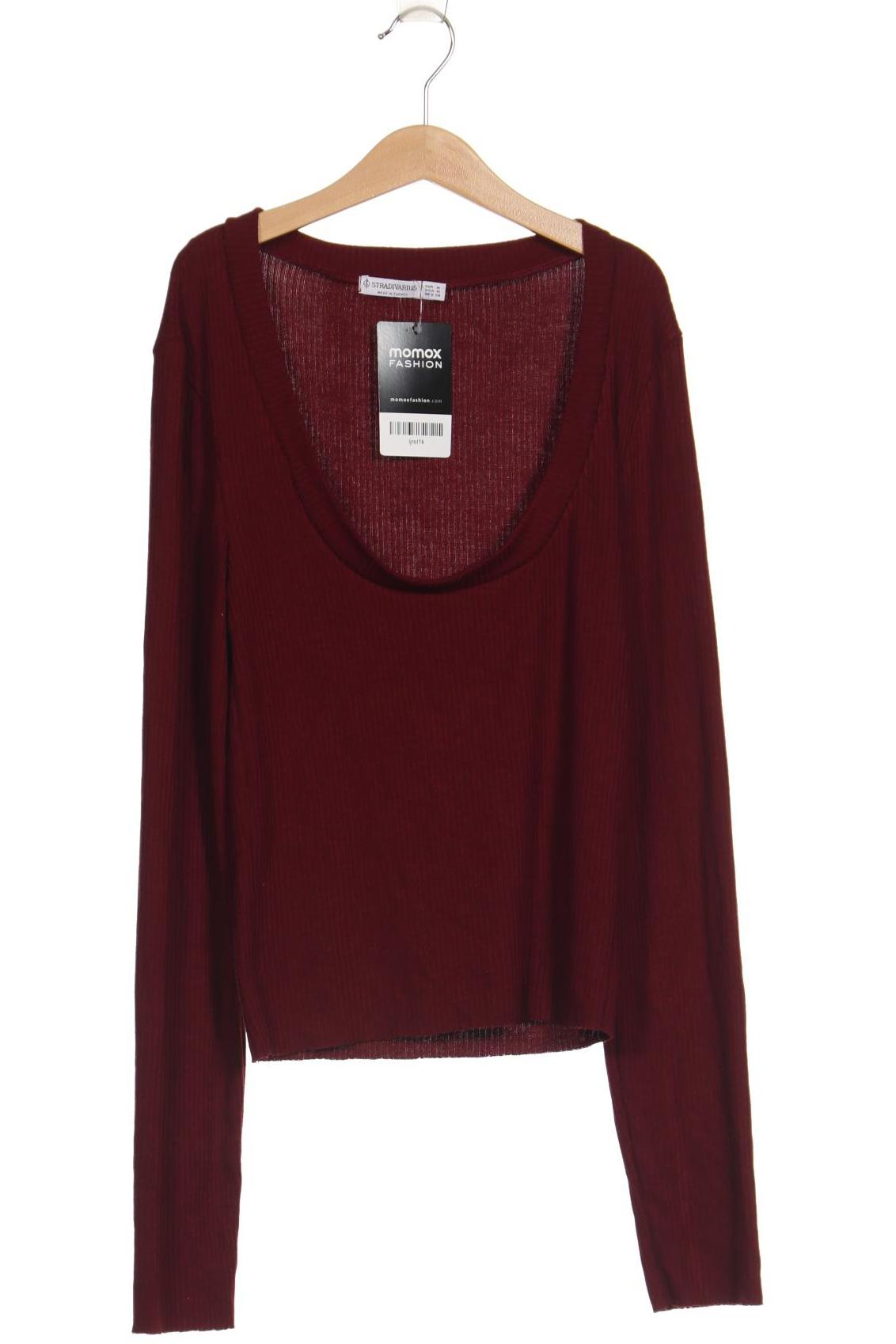

Stradivarius Damen Langarmshirt, bordeaux, Gr. 38