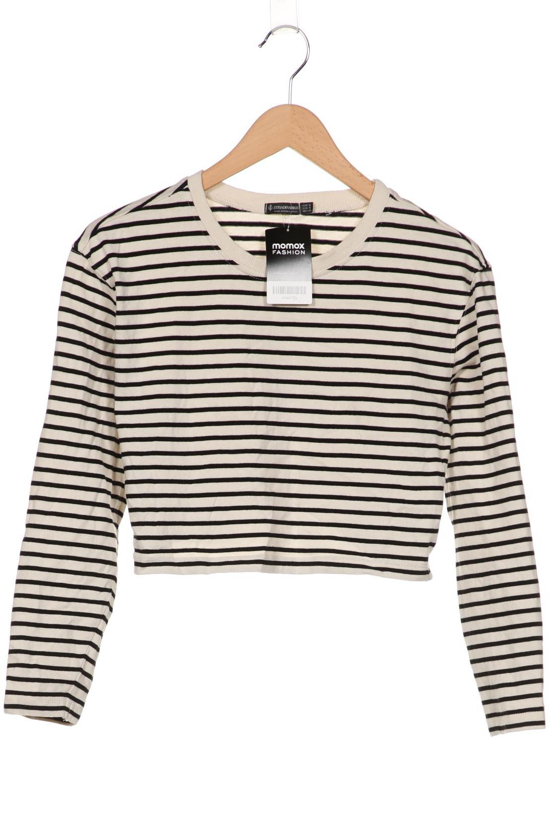 

Stradivarius Damen Langarmshirt, cremeweiß