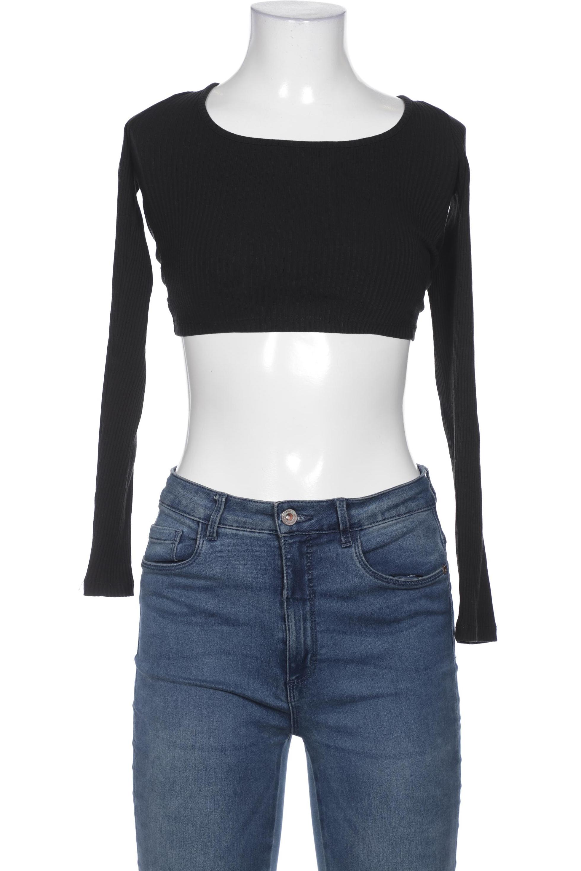 

Stradivarius Damen Langarmshirt, schwarz