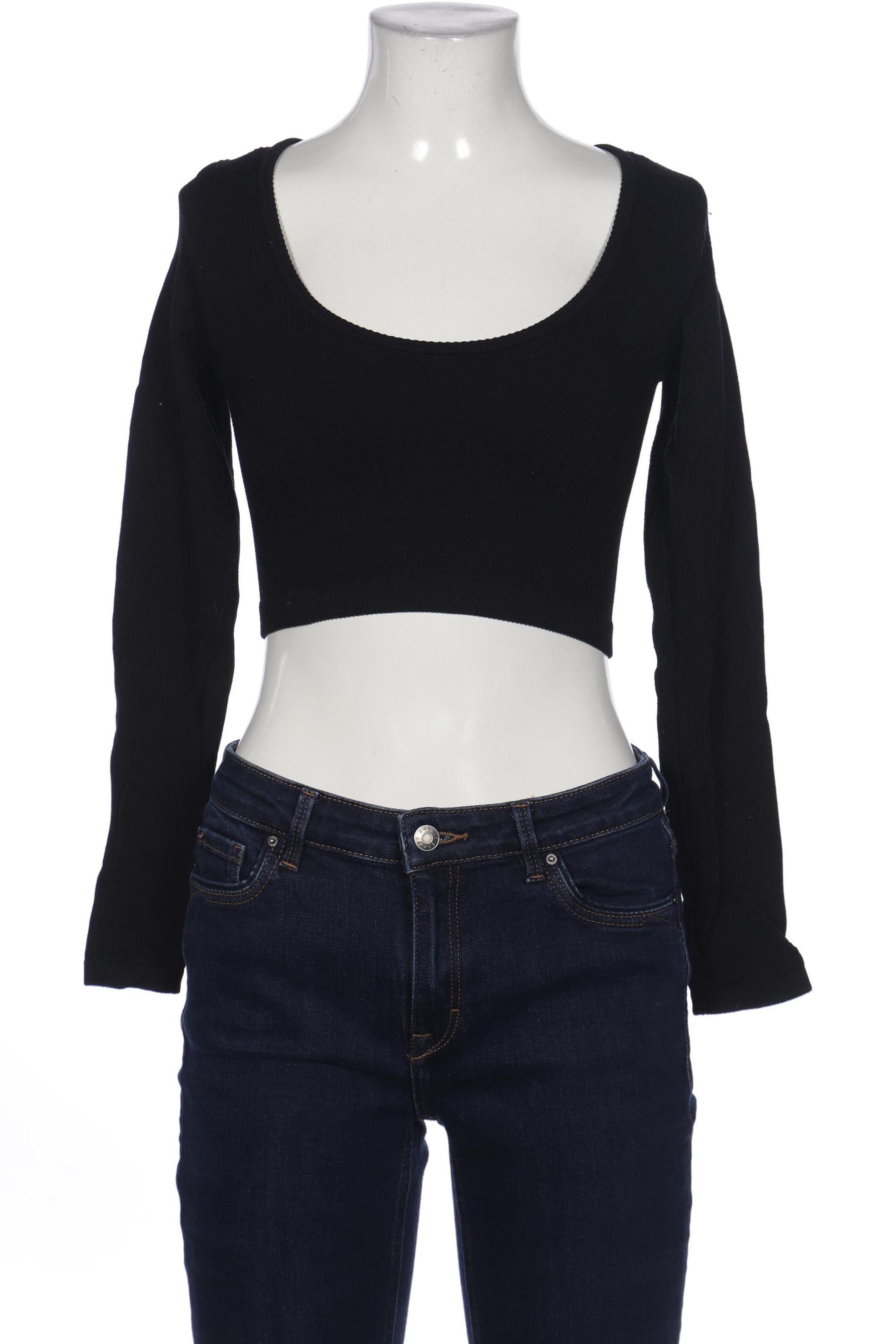 

Stradivarius Damen Langarmshirt, schwarz