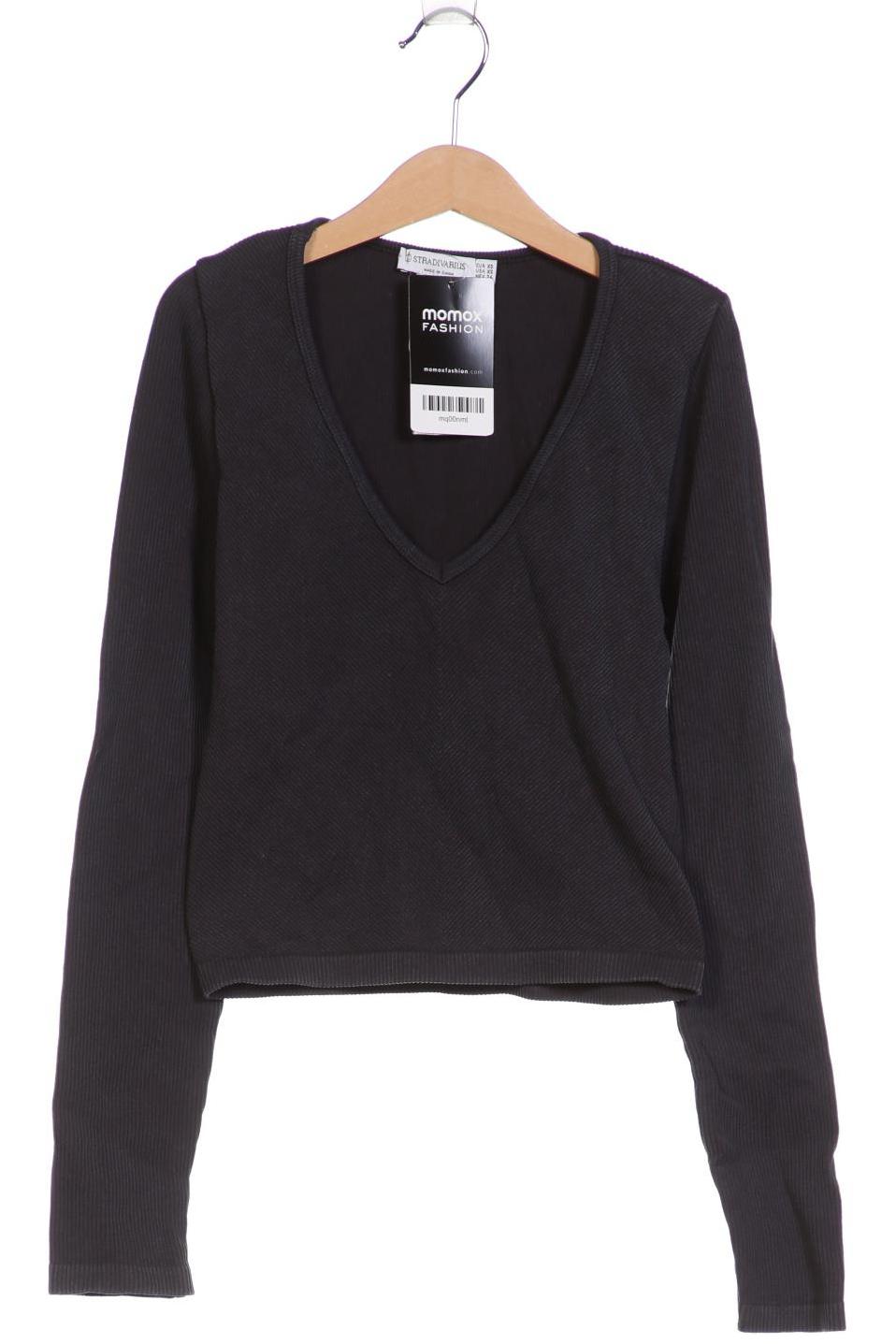 

Stradivarius Damen Langarmshirt, grau, Gr. 34