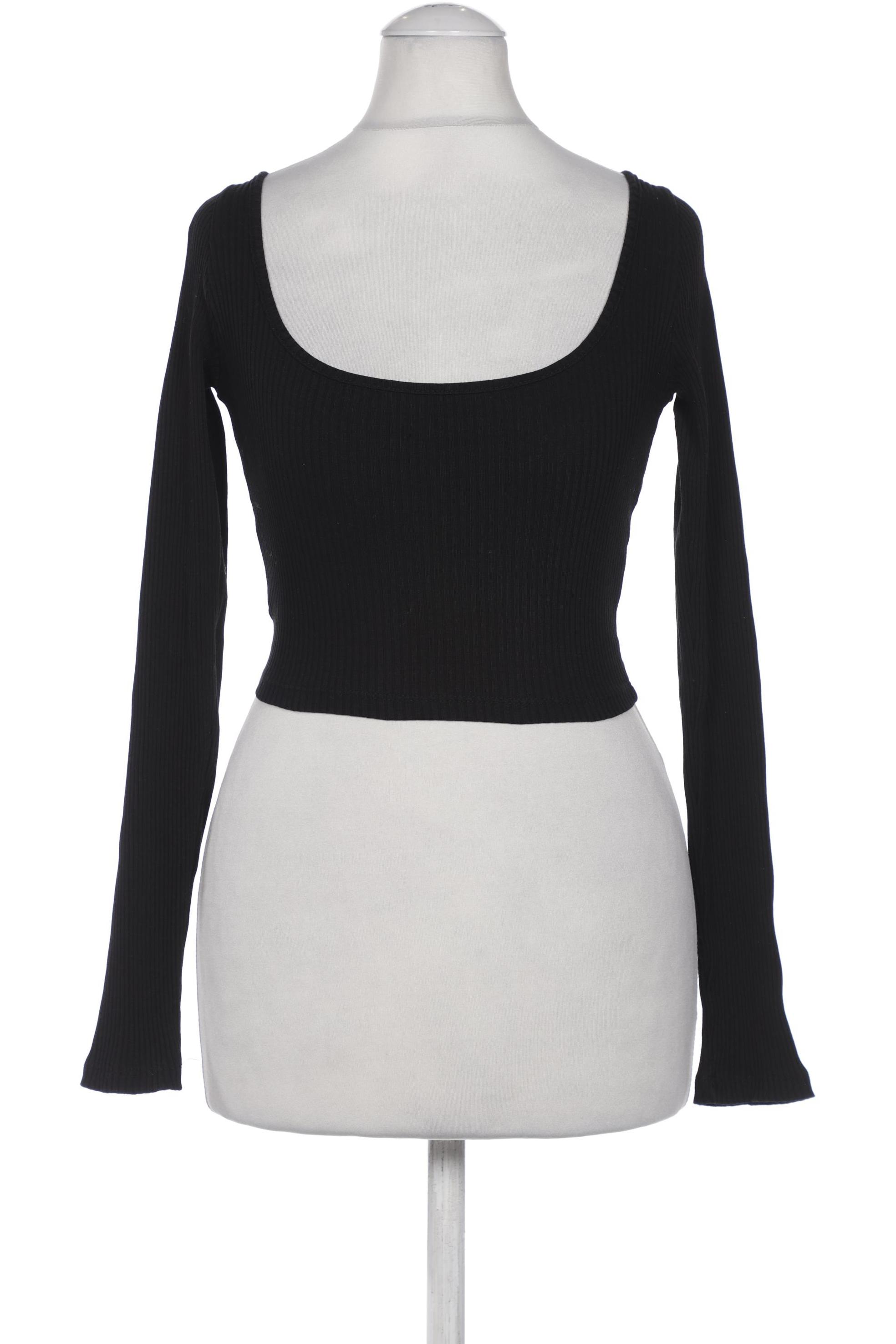 

Stradivarius Damen Langarmshirt, schwarz
