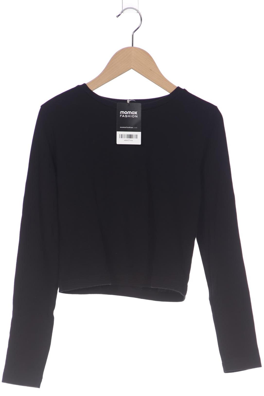 

Stradivarius Damen Langarmshirt, schwarz, Gr. 36