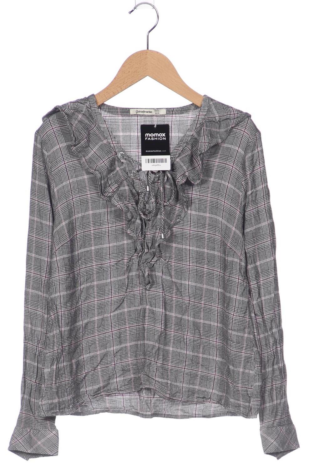 

Stradivarius Damen Langarmshirt, grau, Gr. 42