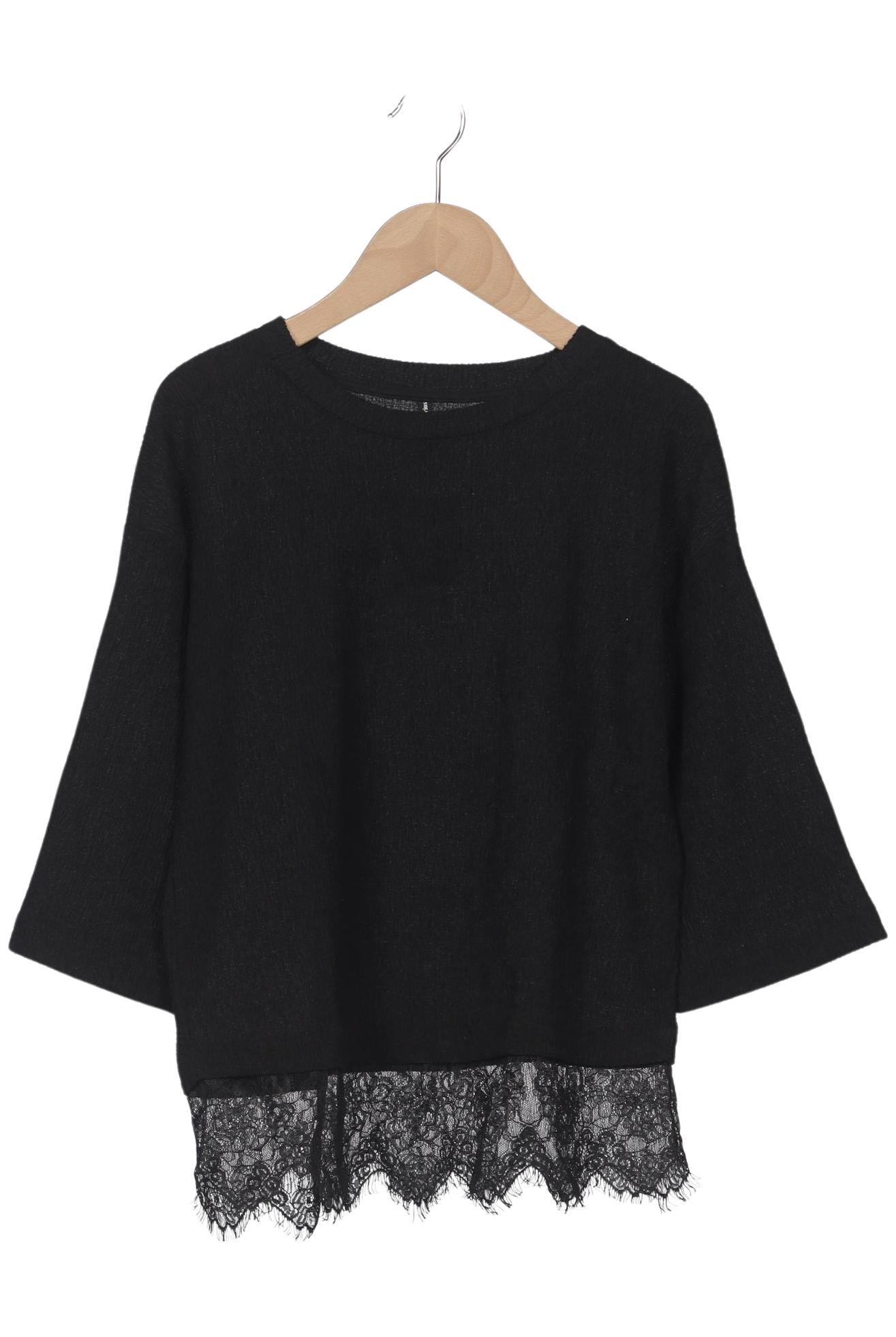 

Stradivarius Damen Langarmshirt, schwarz, Gr. 36