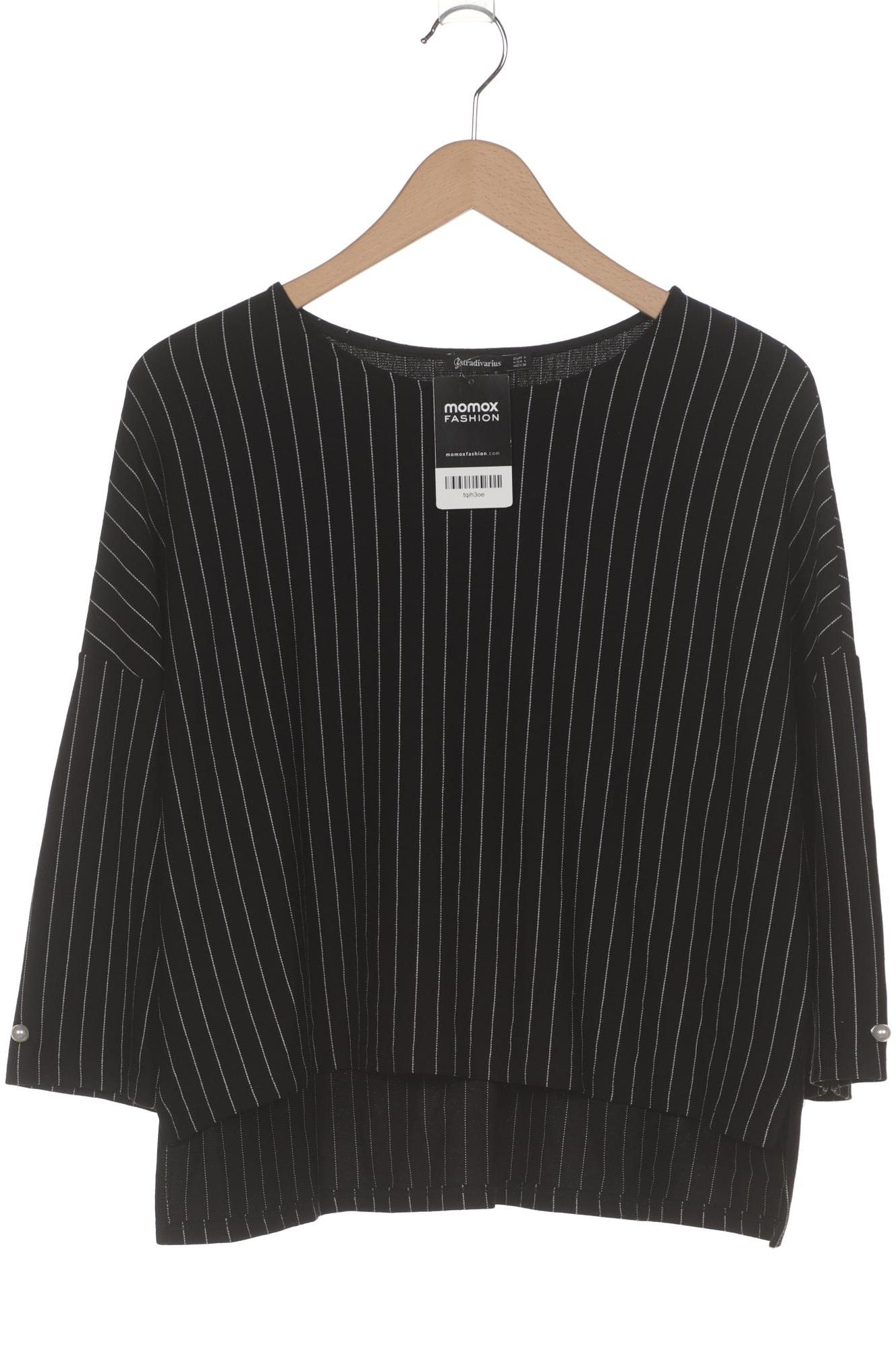 

Stradivarius Damen Langarmshirt, schwarz, Gr. 42