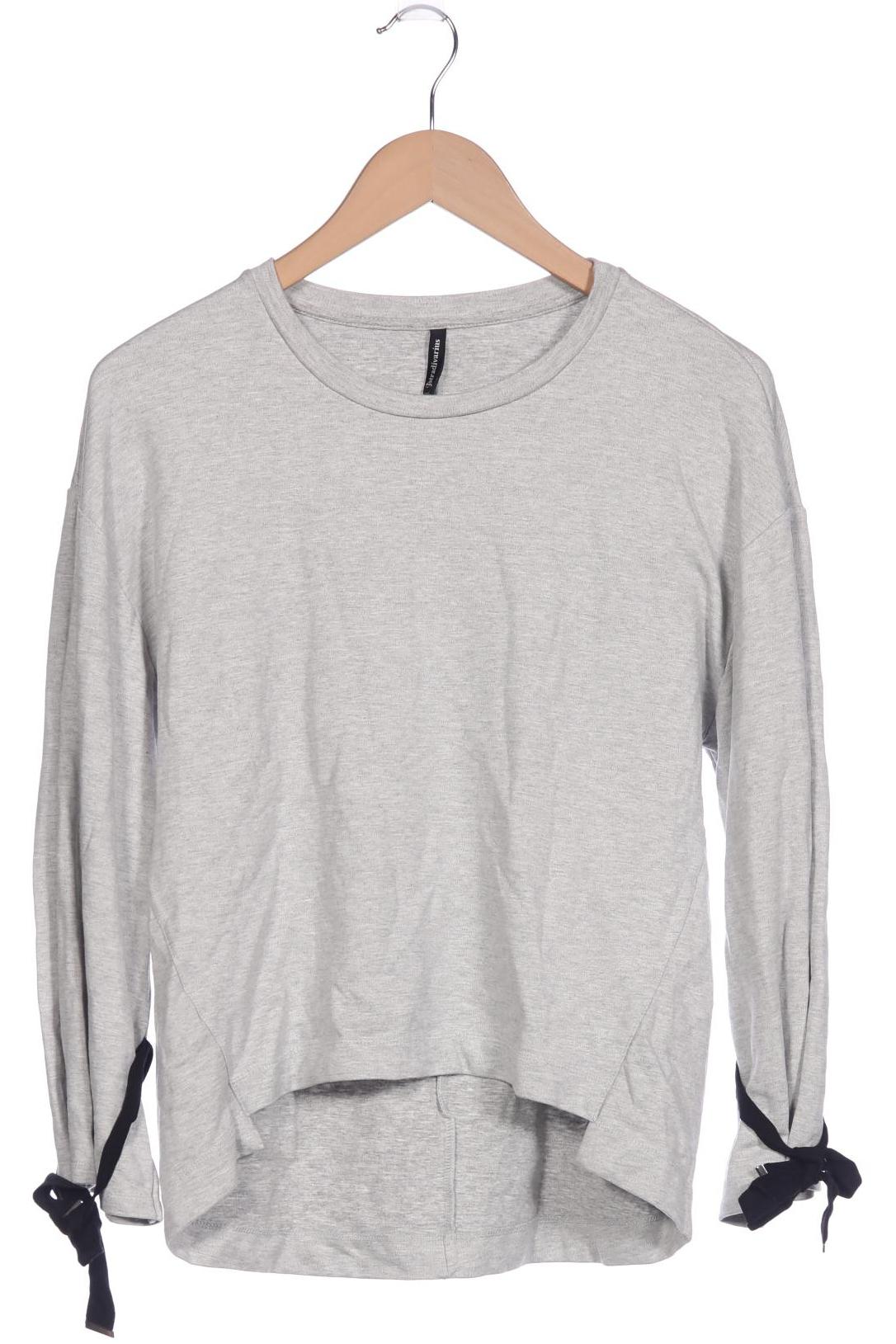 

Stradivarius Damen Langarmshirt, grau, Gr. 38