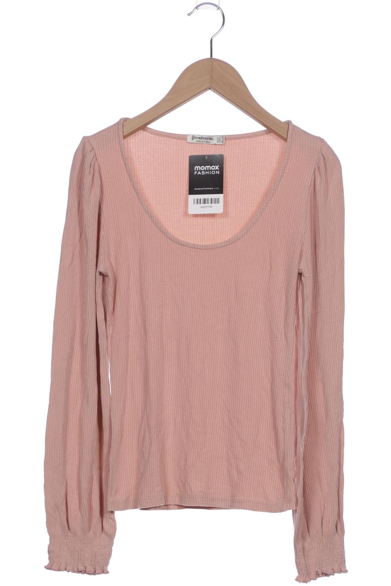 

Stradivarius Damen Langarmshirt, pink, Gr. 36