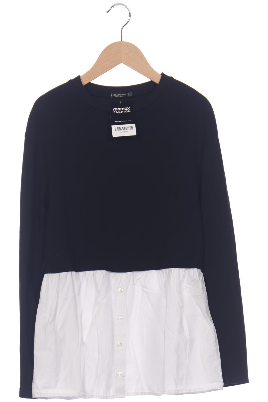 

Stradivarius Damen Langarmshirt, schwarz, Gr. 34