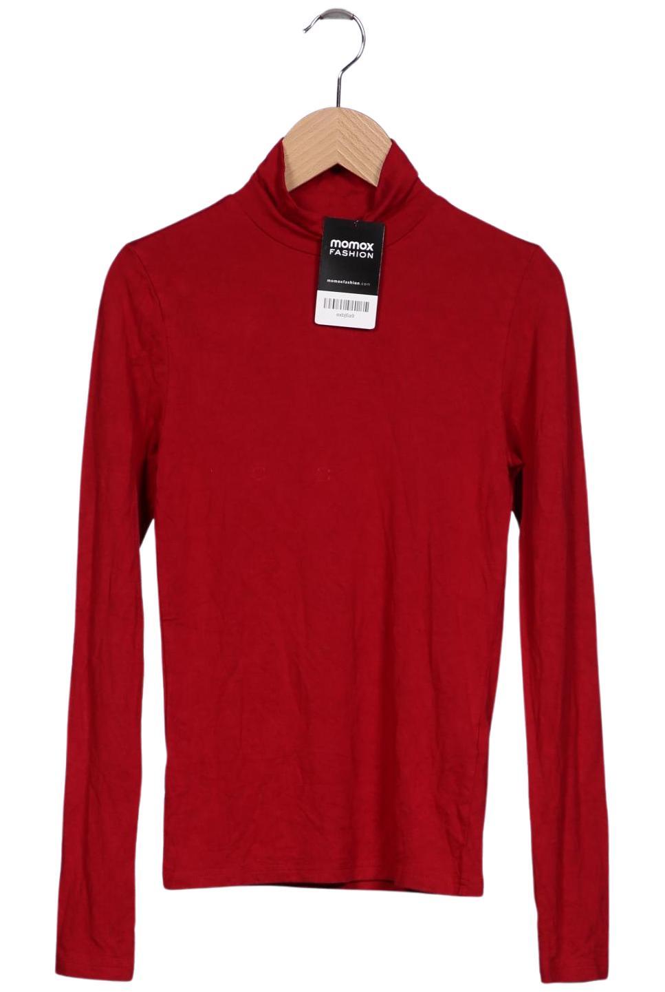 

Stradivarius Damen Langarmshirt, rot, Gr. 36