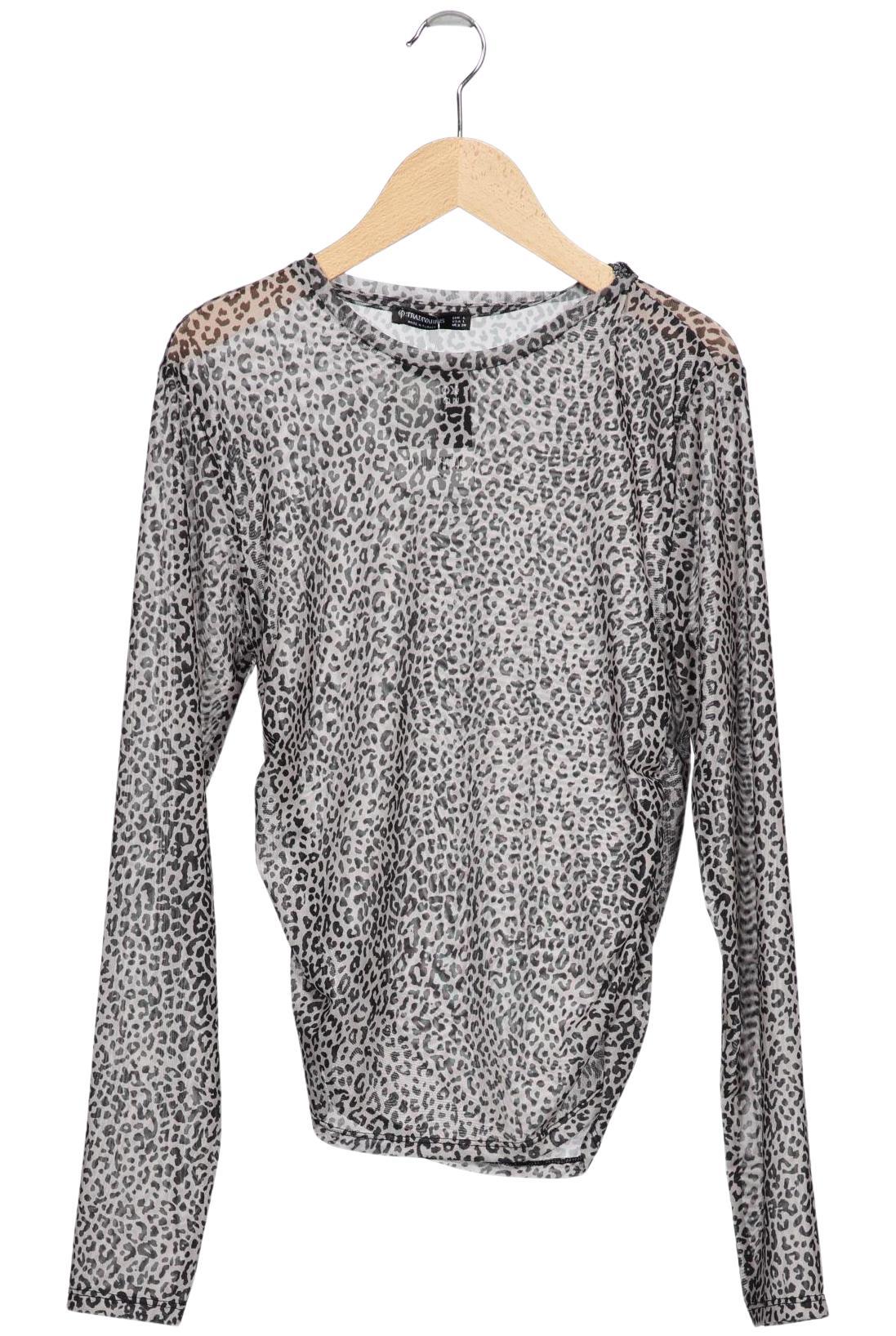 

Stradivarius Damen Langarmshirt, grau, Gr. 42