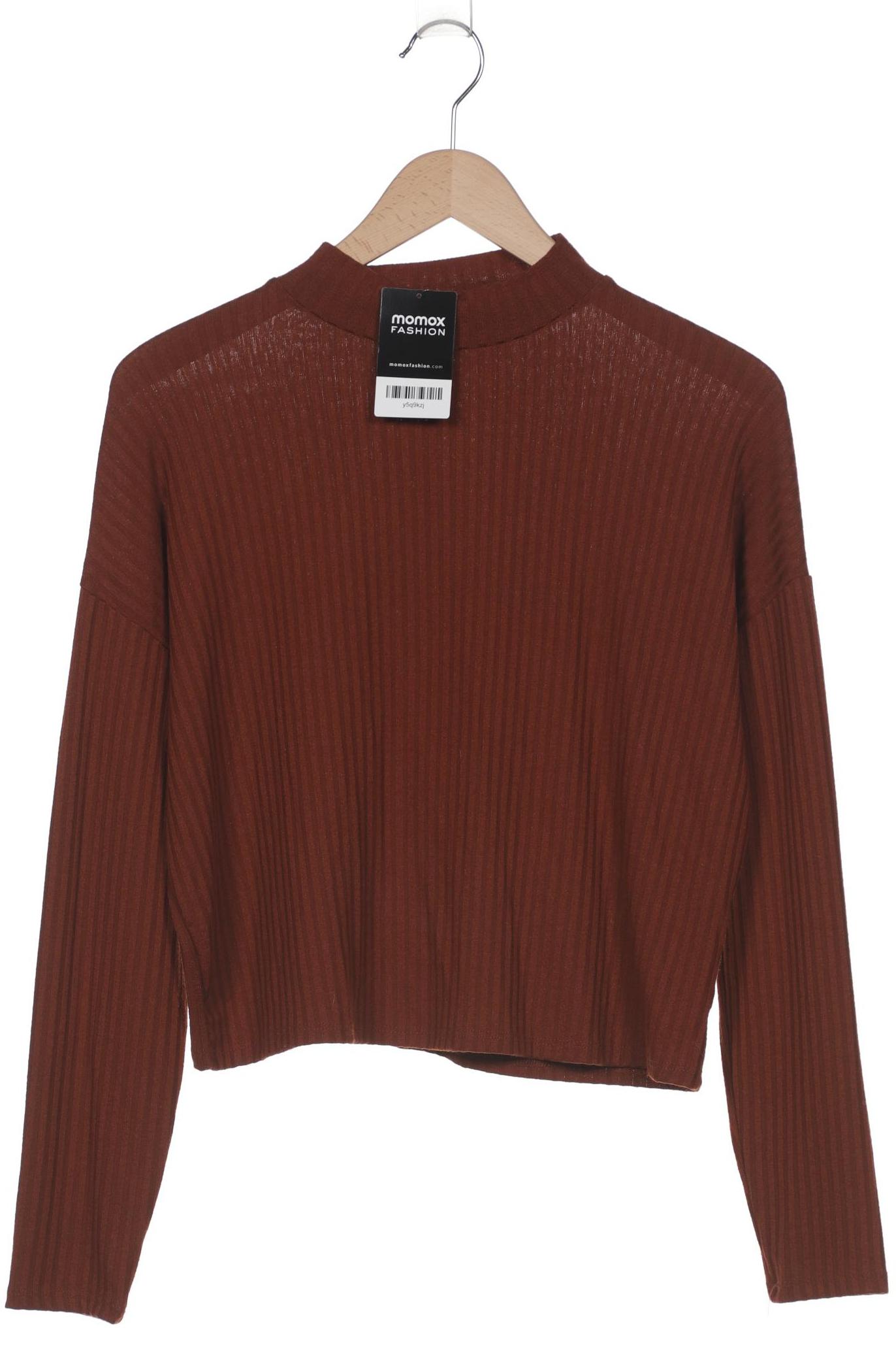 

Stradivarius Damen Langarmshirt, braun, Gr. 36