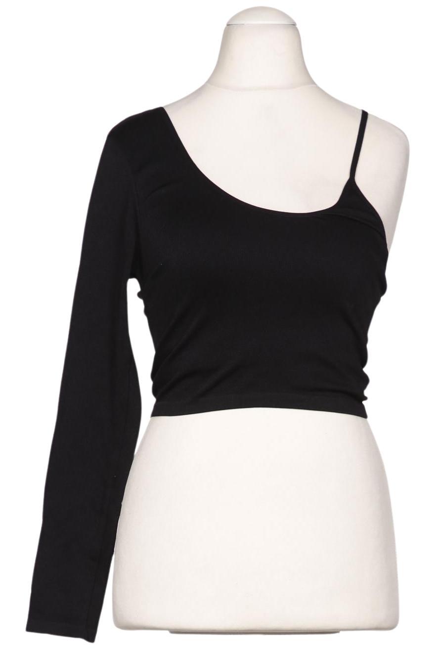 

Stradivarius Damen Langarmshirt, schwarz, Gr. 38