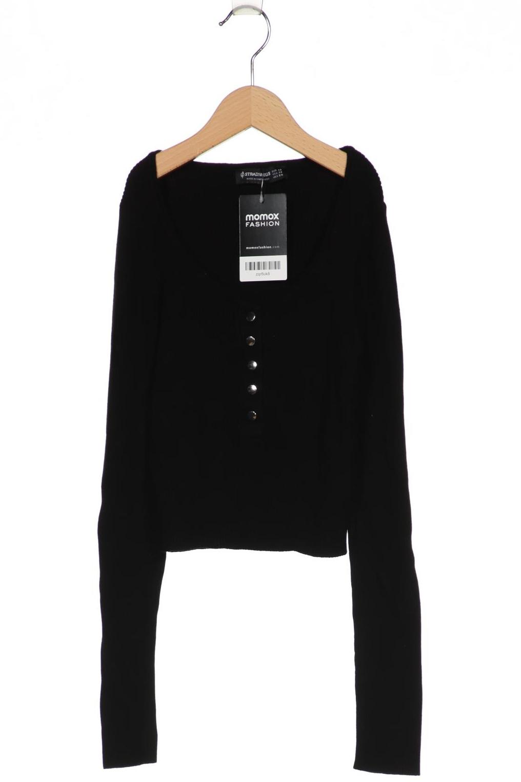 

Stradivarius Damen Langarmshirt, schwarz