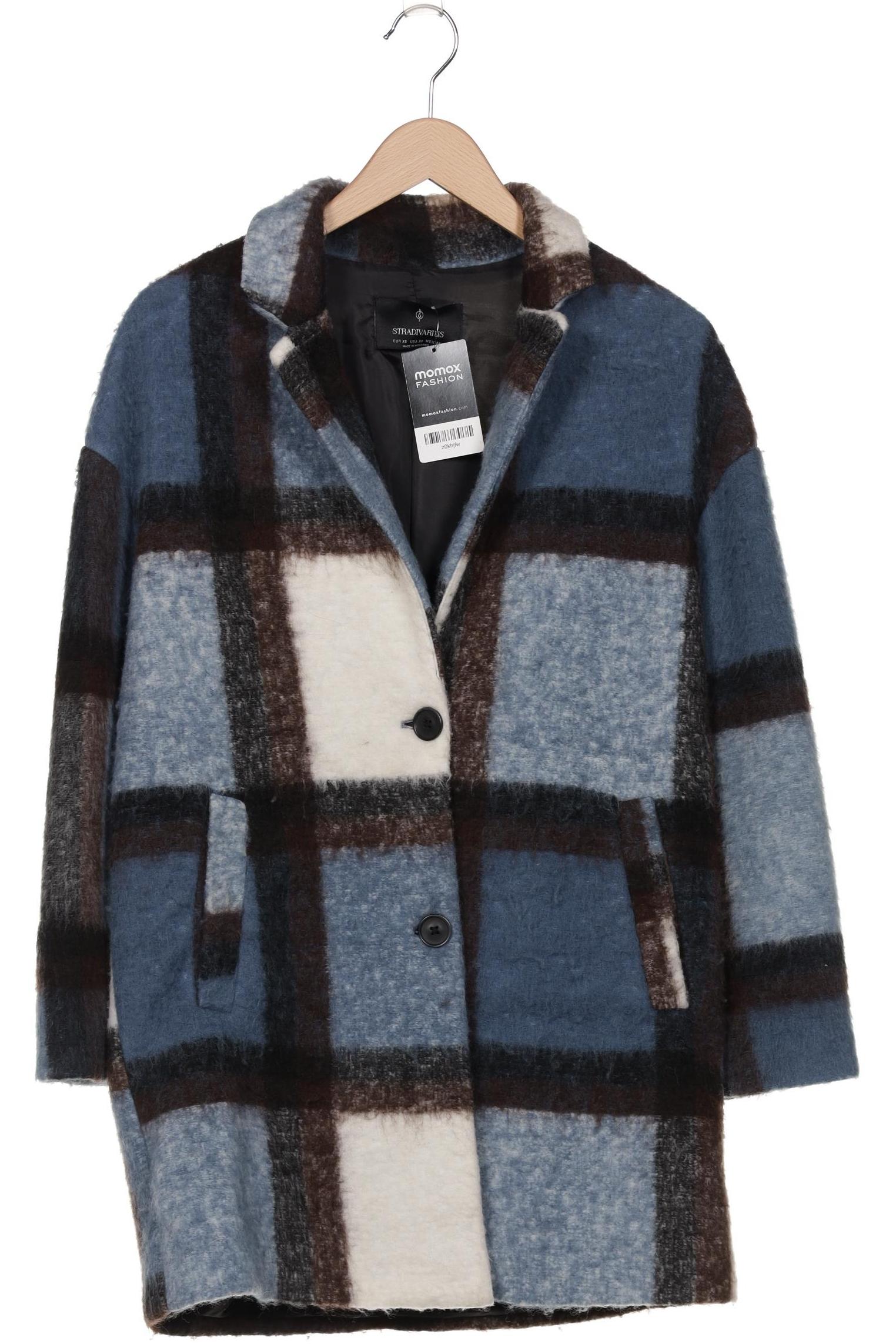 

Stradivarius Damen Mantel, blau, Gr. 34