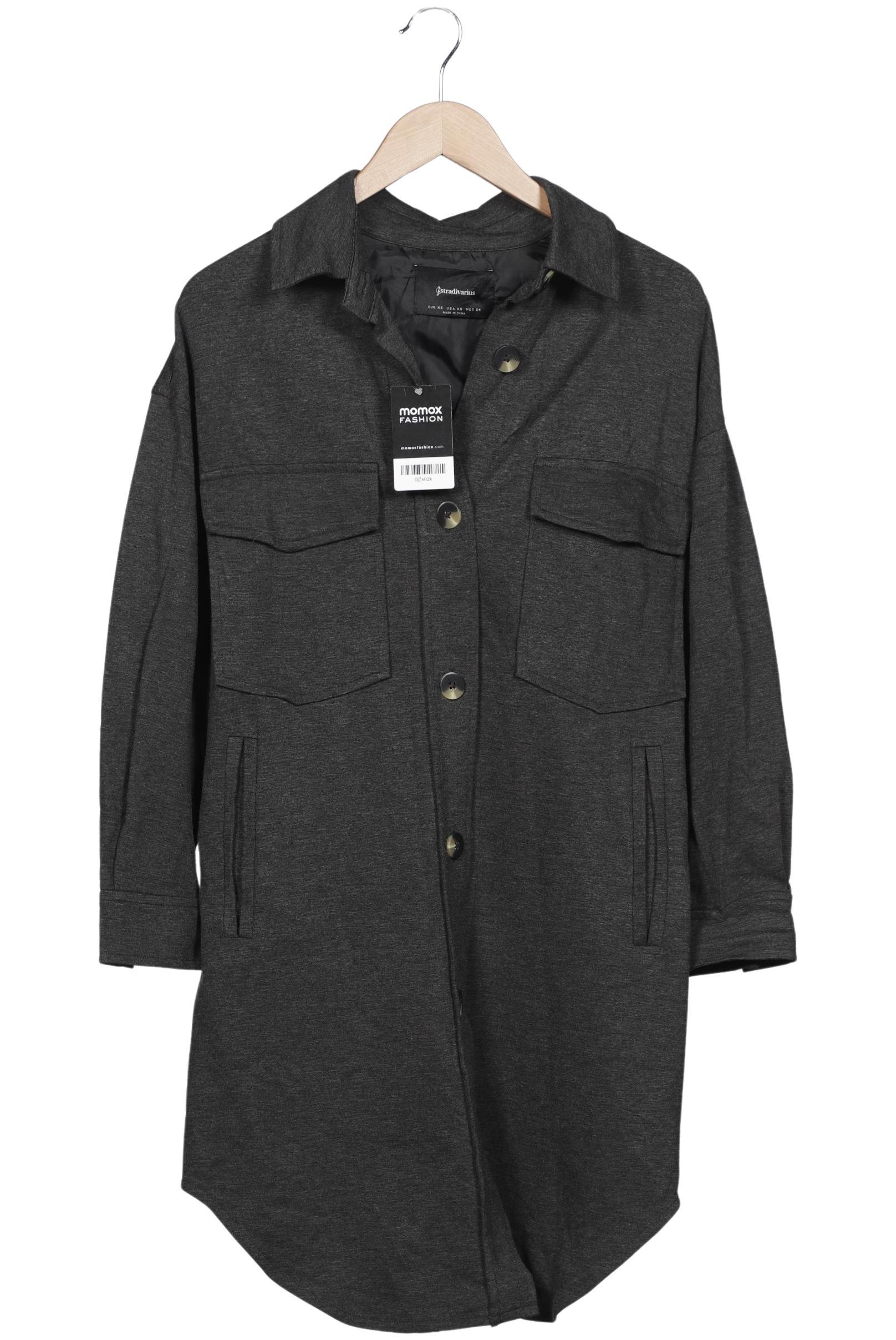 

Stradivarius Damen Mantel, grau, Gr. 34