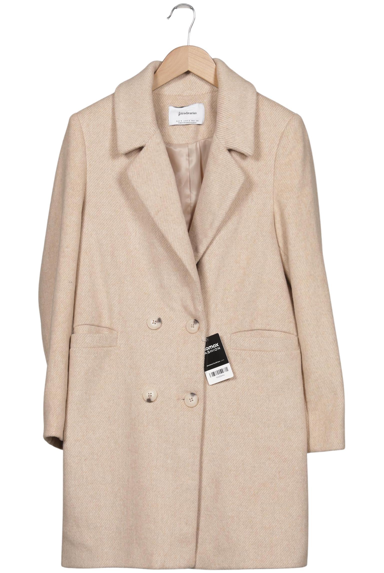 

Stradivarius Damen Mantel, beige, Gr. 36