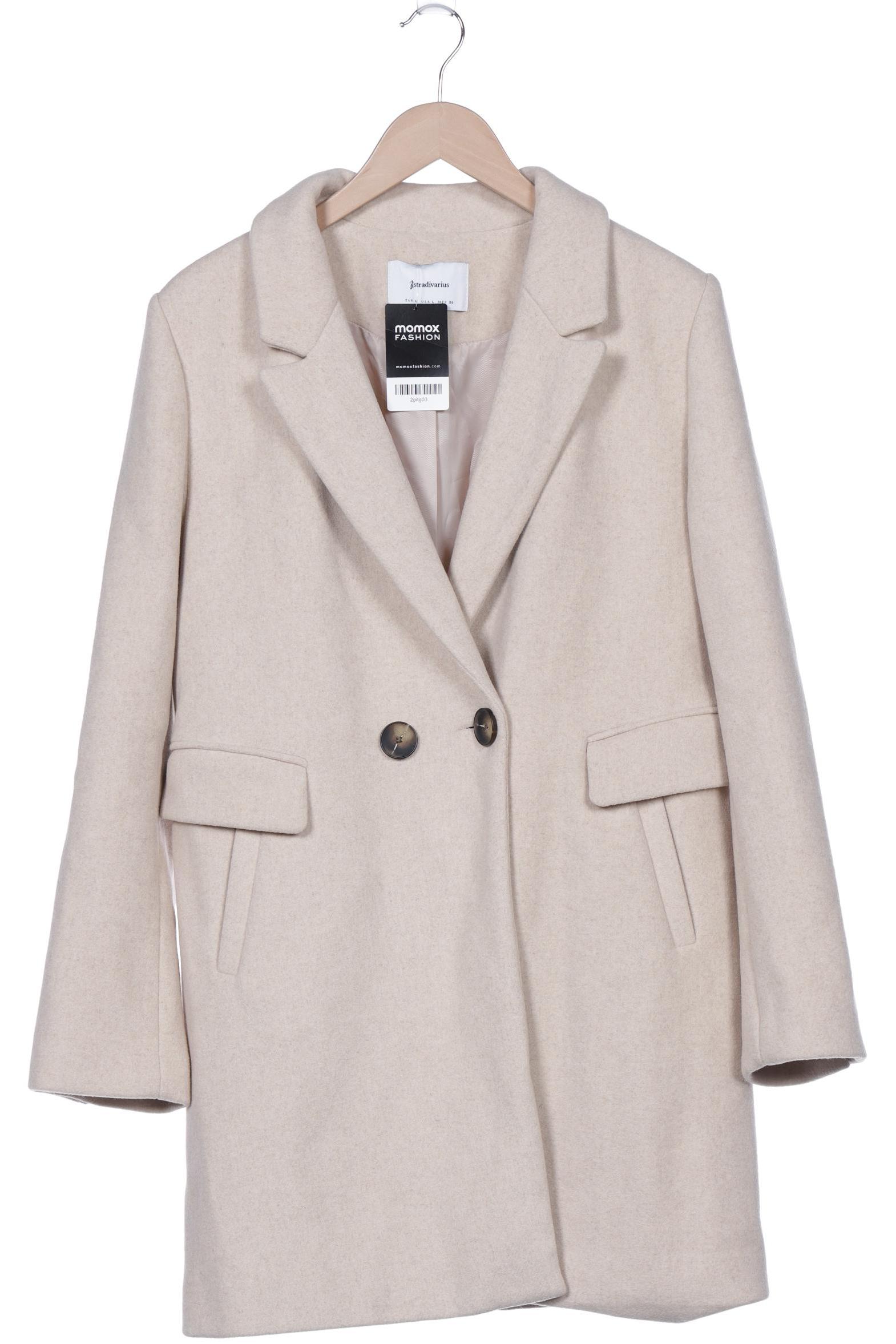 

Stradivarius Damen Mantel, beige, Gr. 42