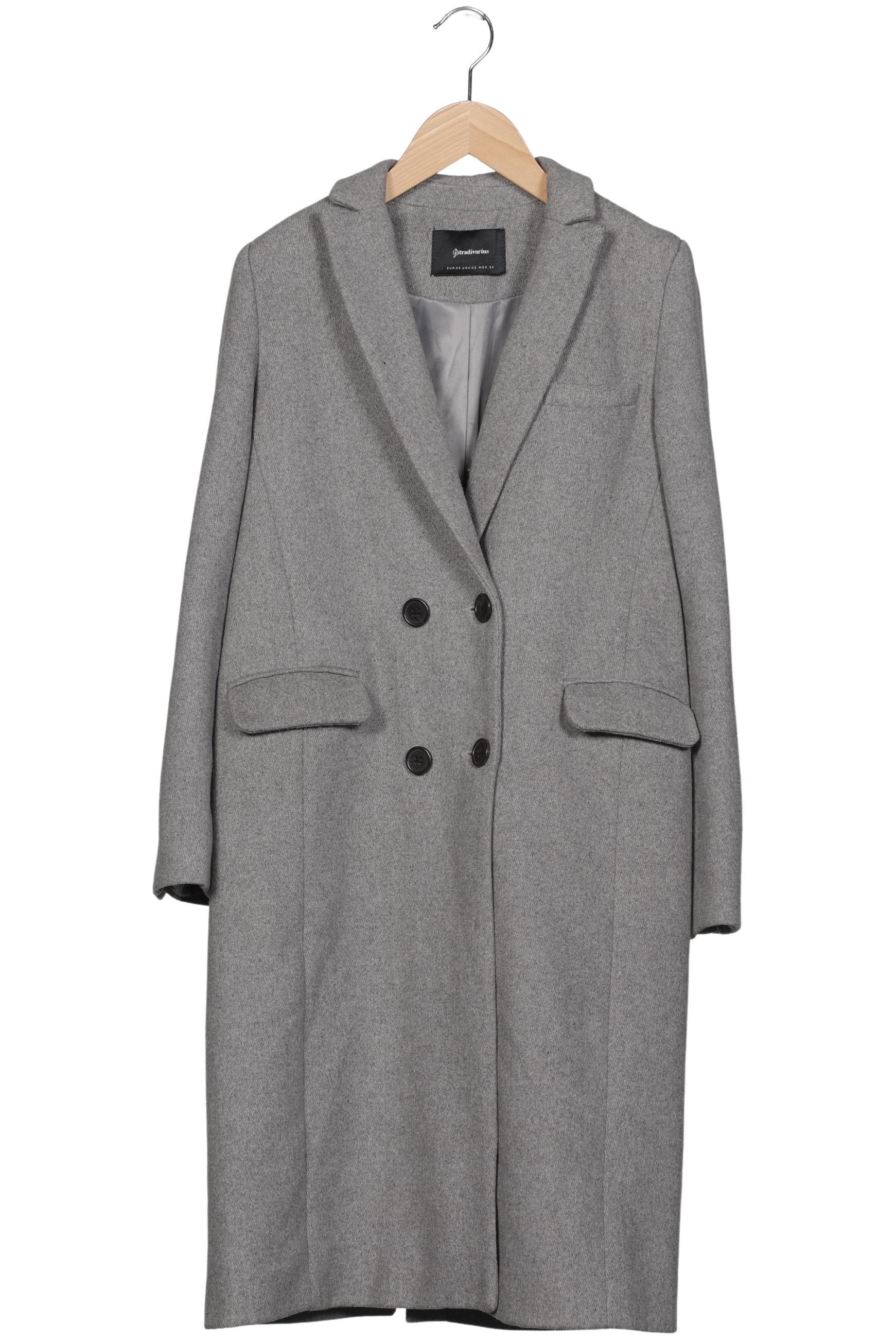 

Stradivarius Damen Mantel, grau, Gr. 34
