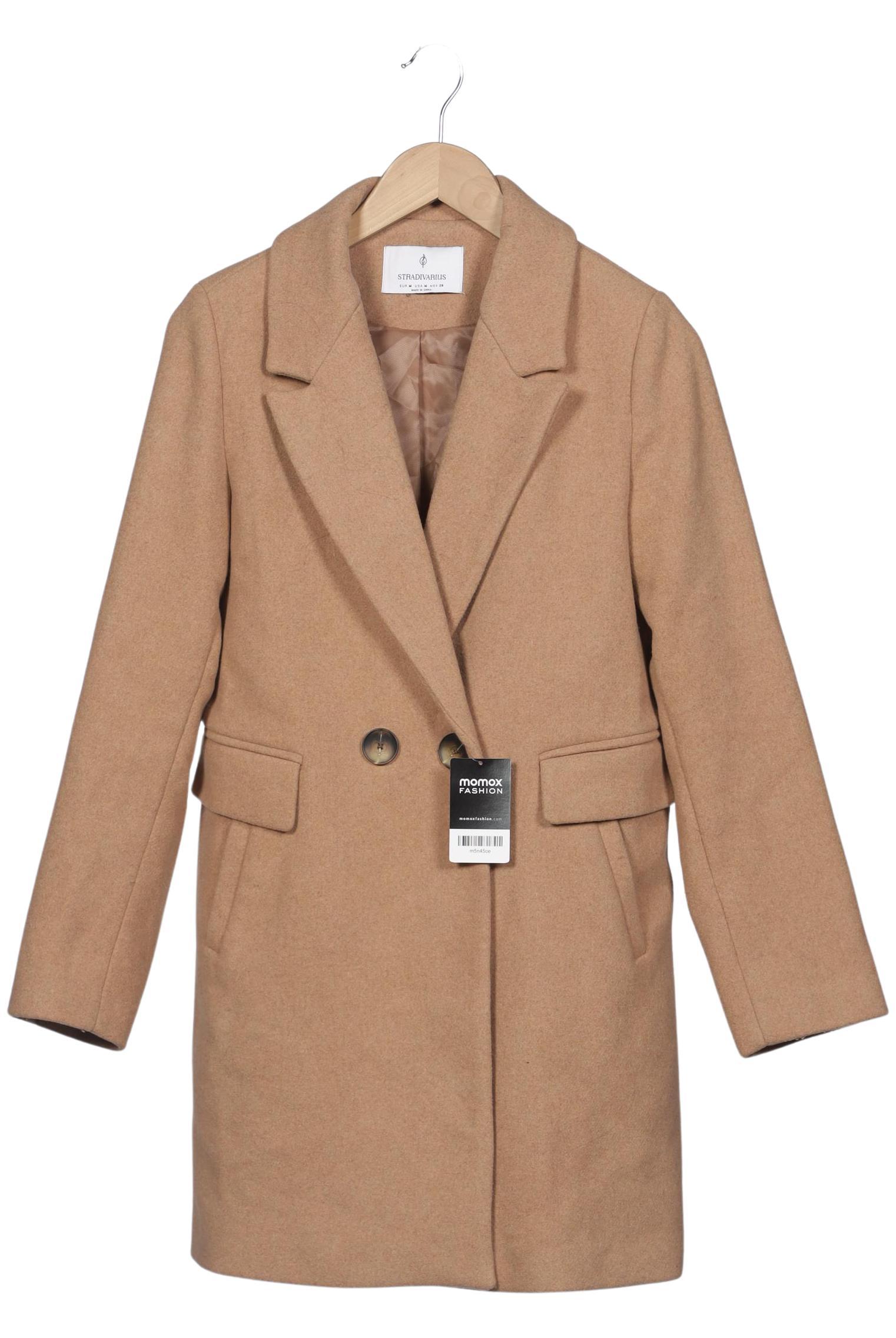 

Stradivarius Damen Mantel, beige, Gr. 38
