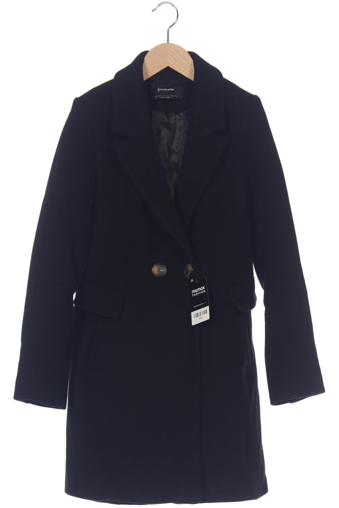 

Stradivarius Damen Mantel, schwarz, Gr. 34