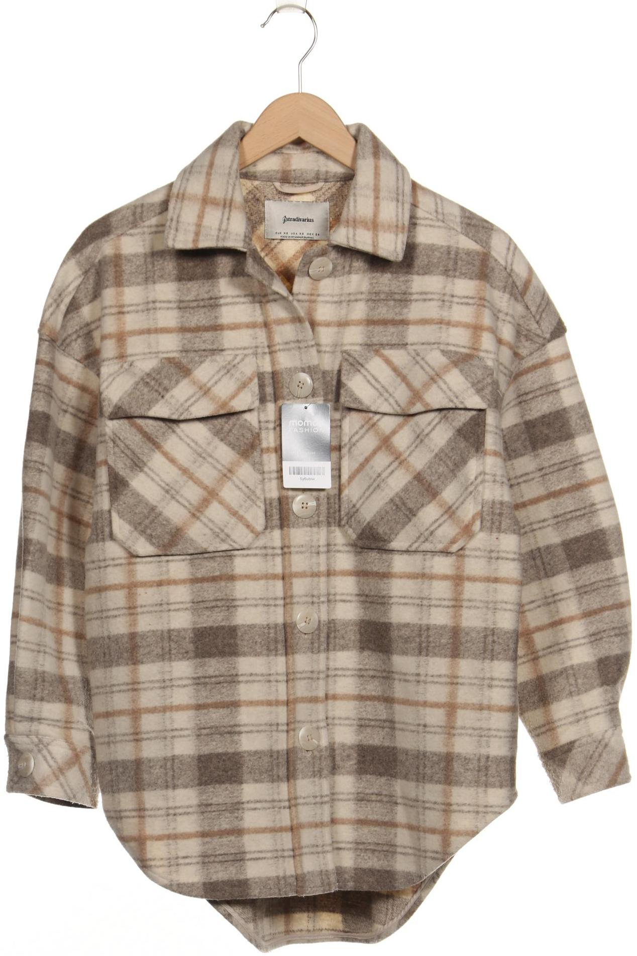 

Stradivarius Damen Mantel, beige, Gr. 34