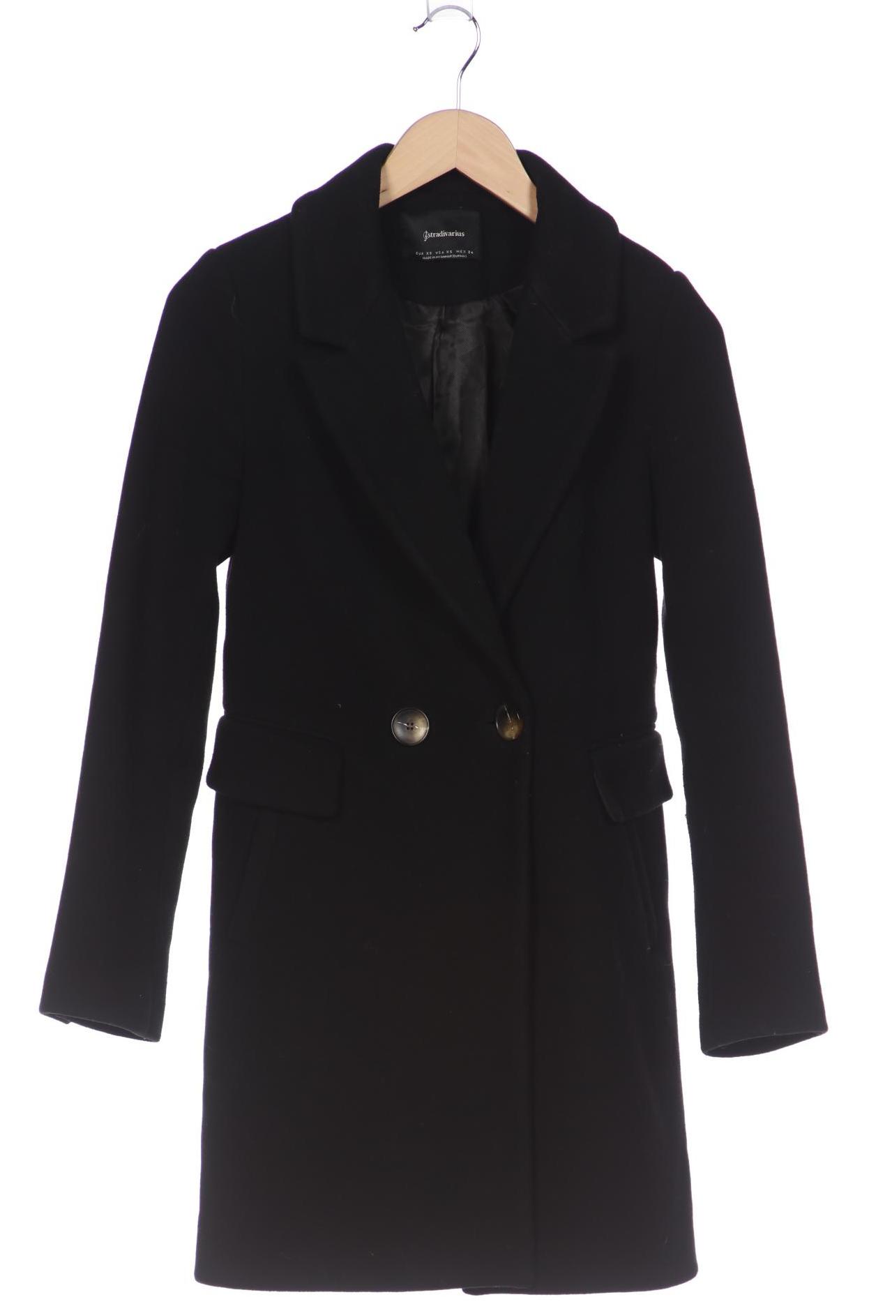 

Stradivarius Damen Mantel, schwarz, Gr. 34