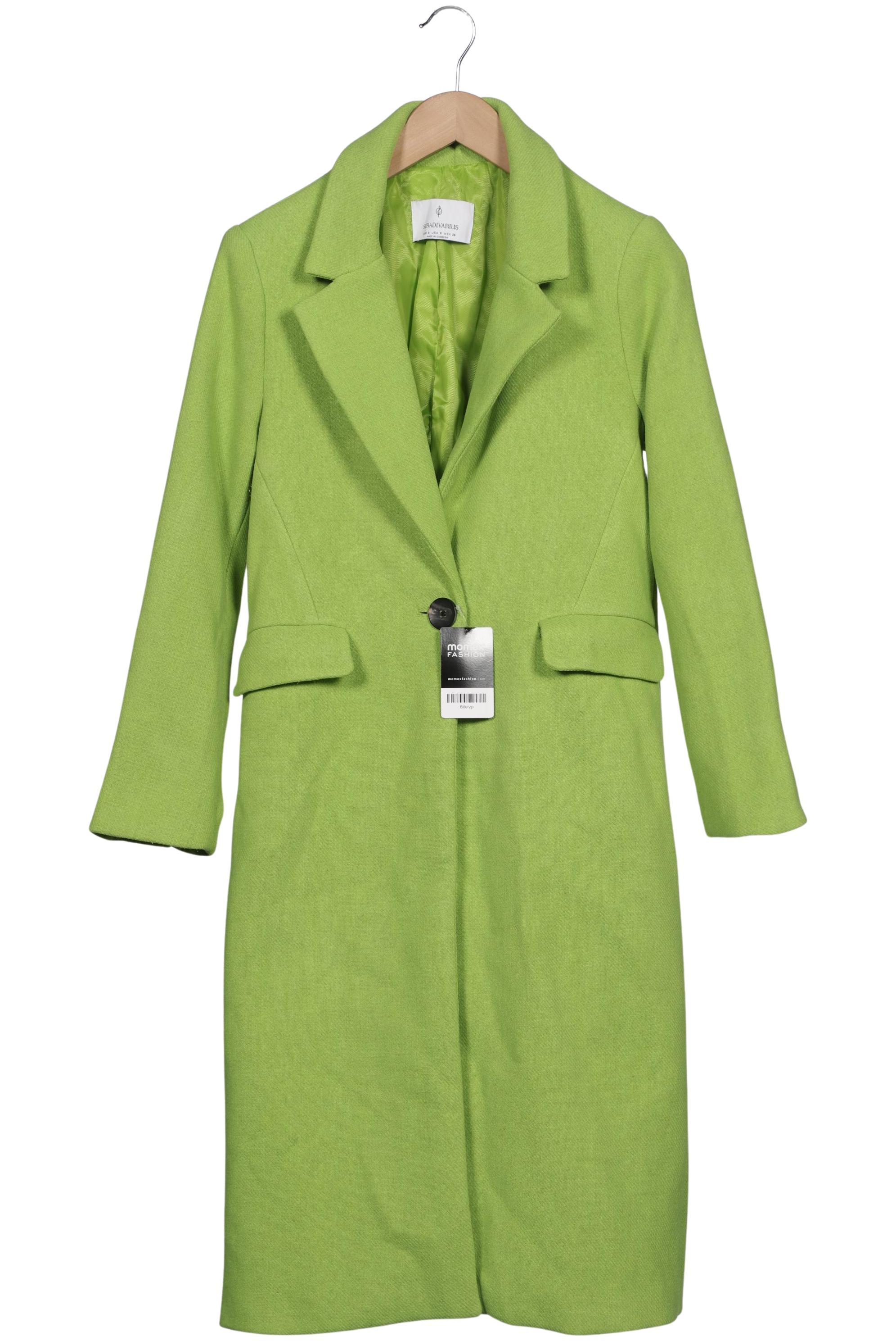

Stradivarius Damen Mantel, hellgrün, Gr. 36