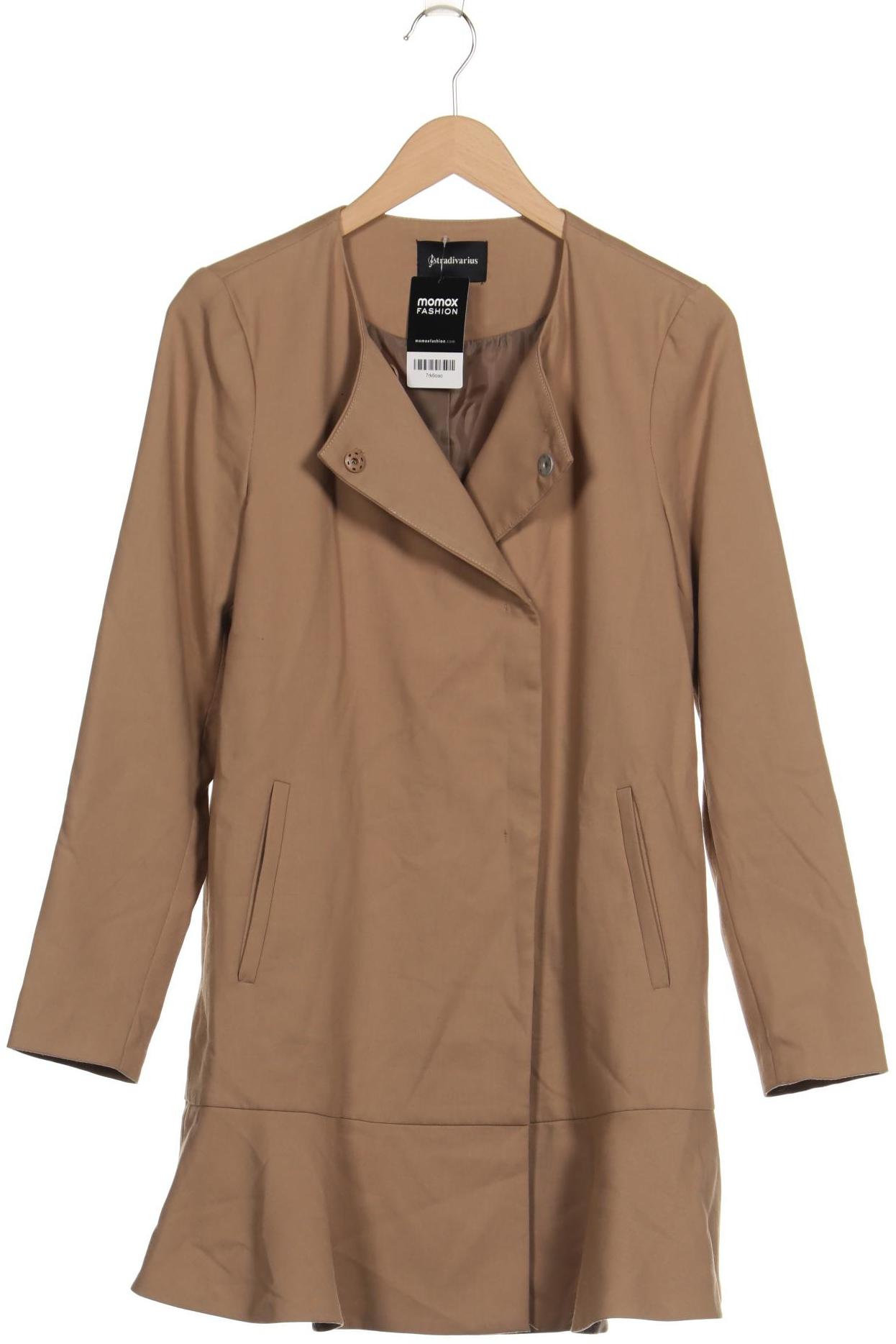 

Stradivarius Damen Mantel, beige, Gr. 36