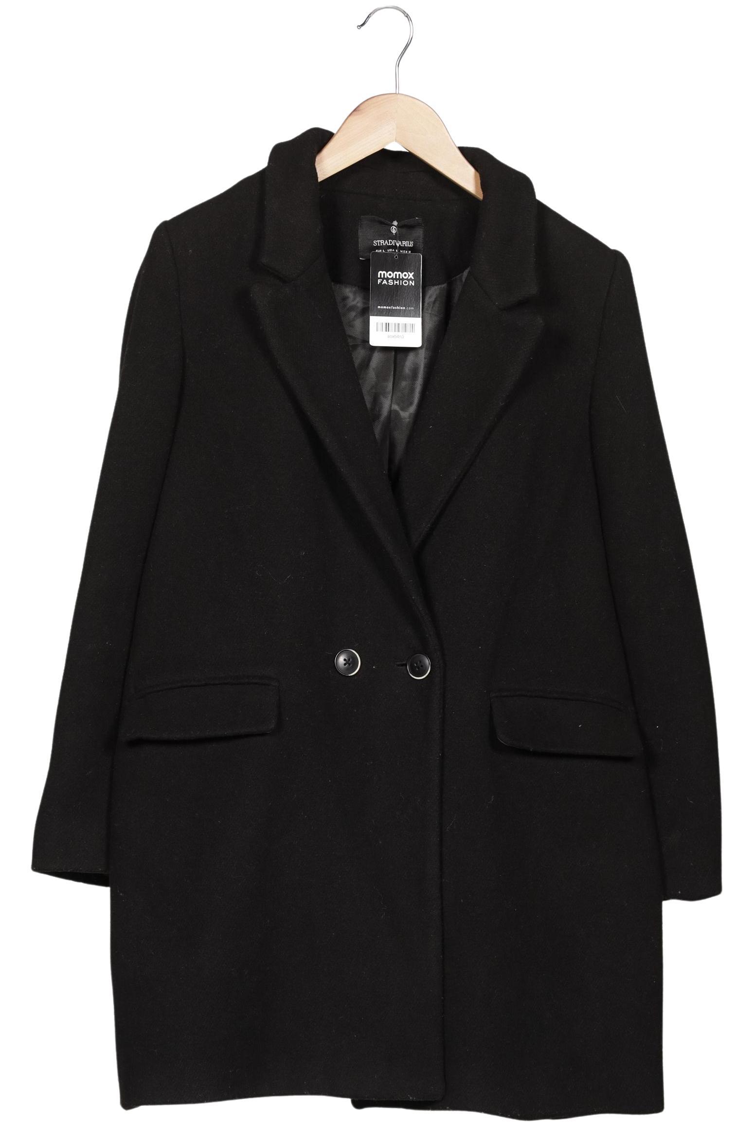 

Stradivarius Damen Mantel, schwarz, Gr. 42