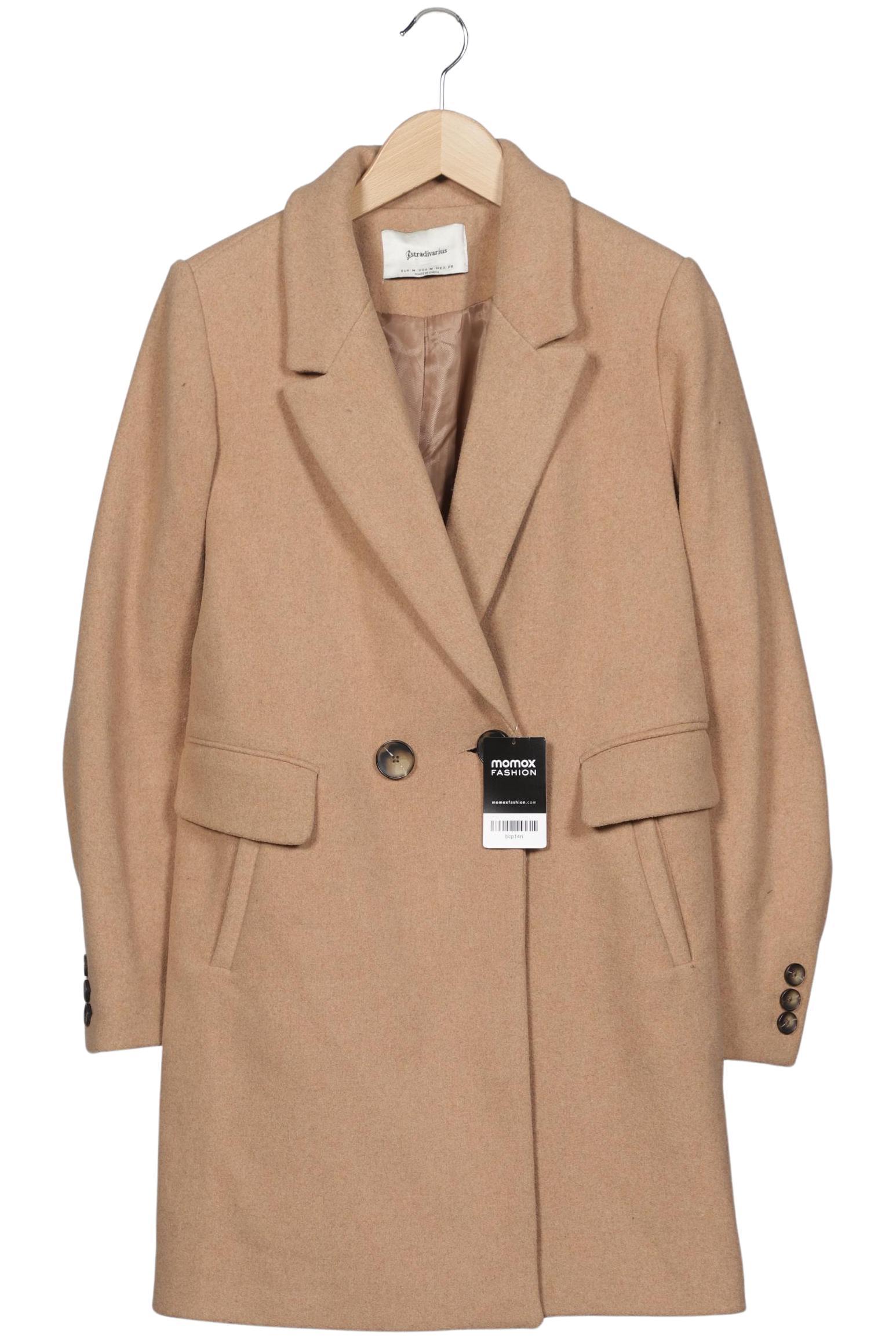 

Stradivarius Damen Mantel, beige, Gr. 38