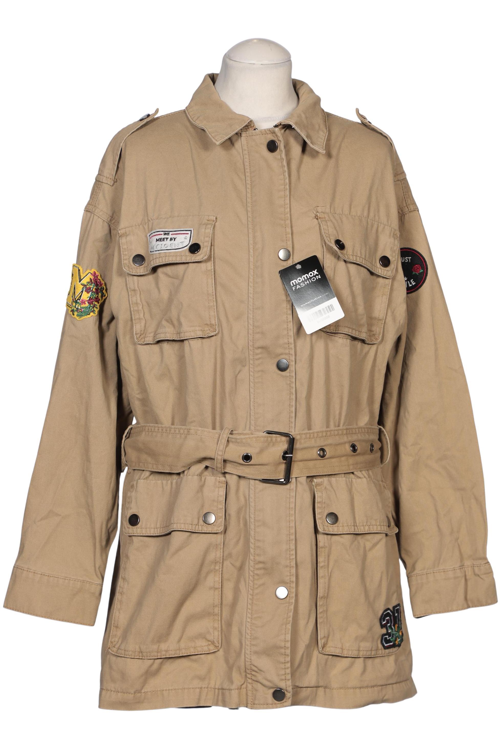 

Stradivarius Damen Mantel, beige, Gr. 36