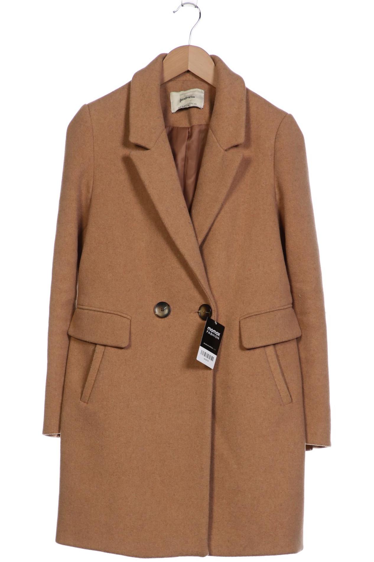 

Stradivarius Damen Mantel, beige, Gr. 36