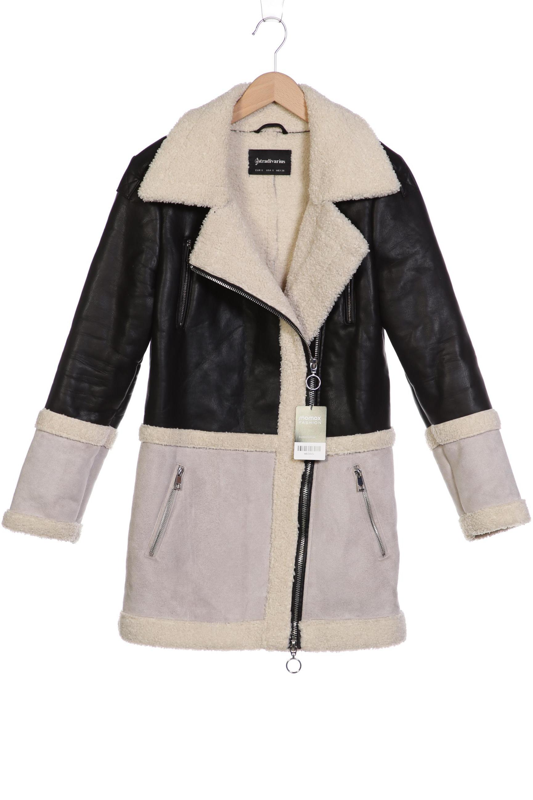 

Stradivarius Damen Mantel, schwarz, Gr. 36
