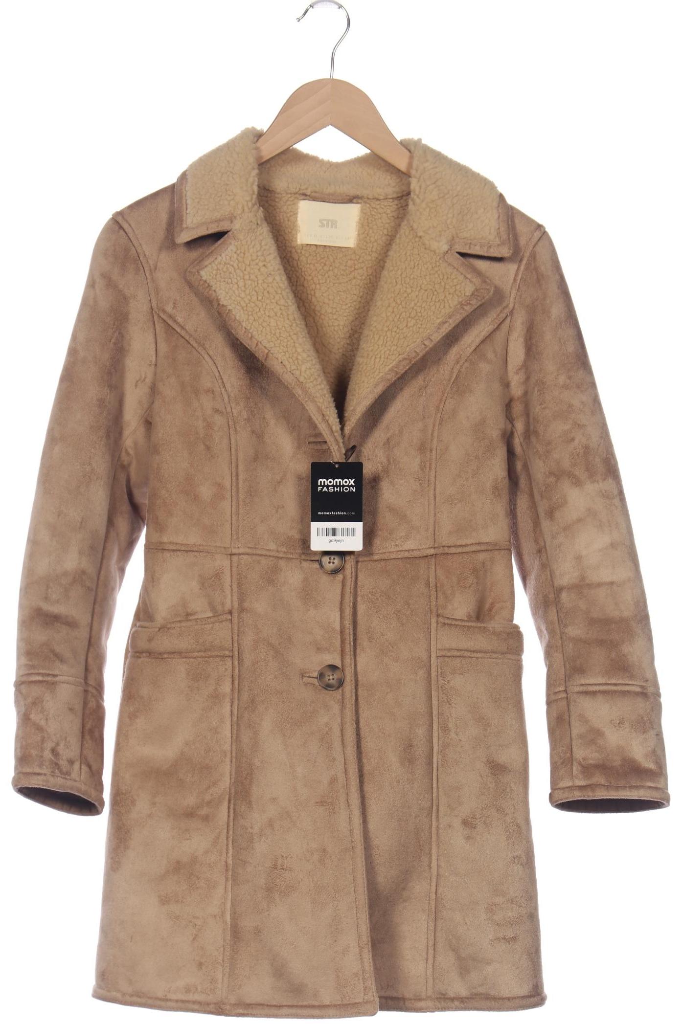 

Stradivarius Damen Mantel, beige, Gr. 34