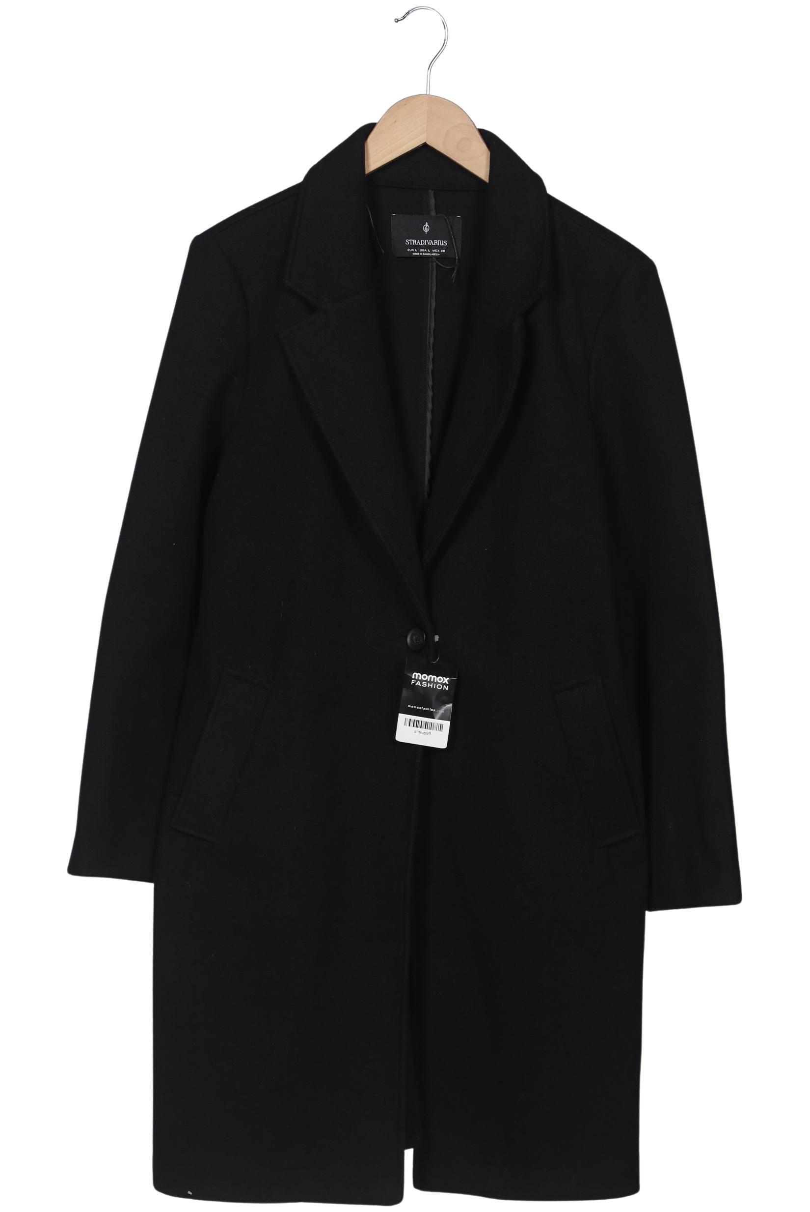 

Stradivarius Damen Mantel, schwarz, Gr. 42