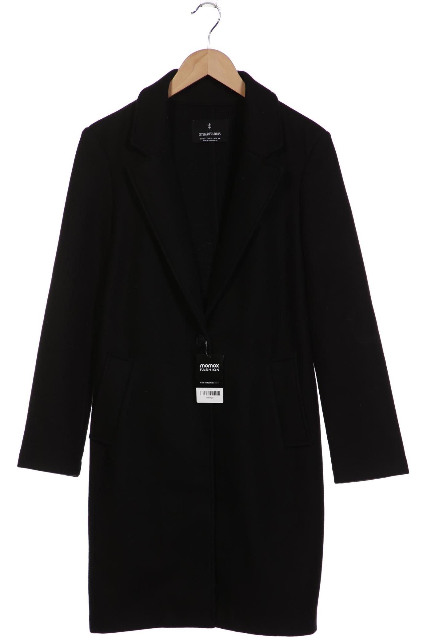 

Stradivarius Damen Mantel, schwarz, Gr. 36