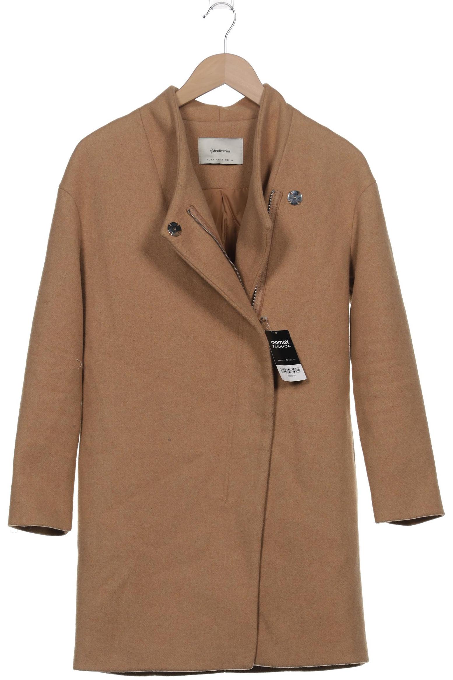 

Stradivarius Damen Mantel, beige, Gr. 36