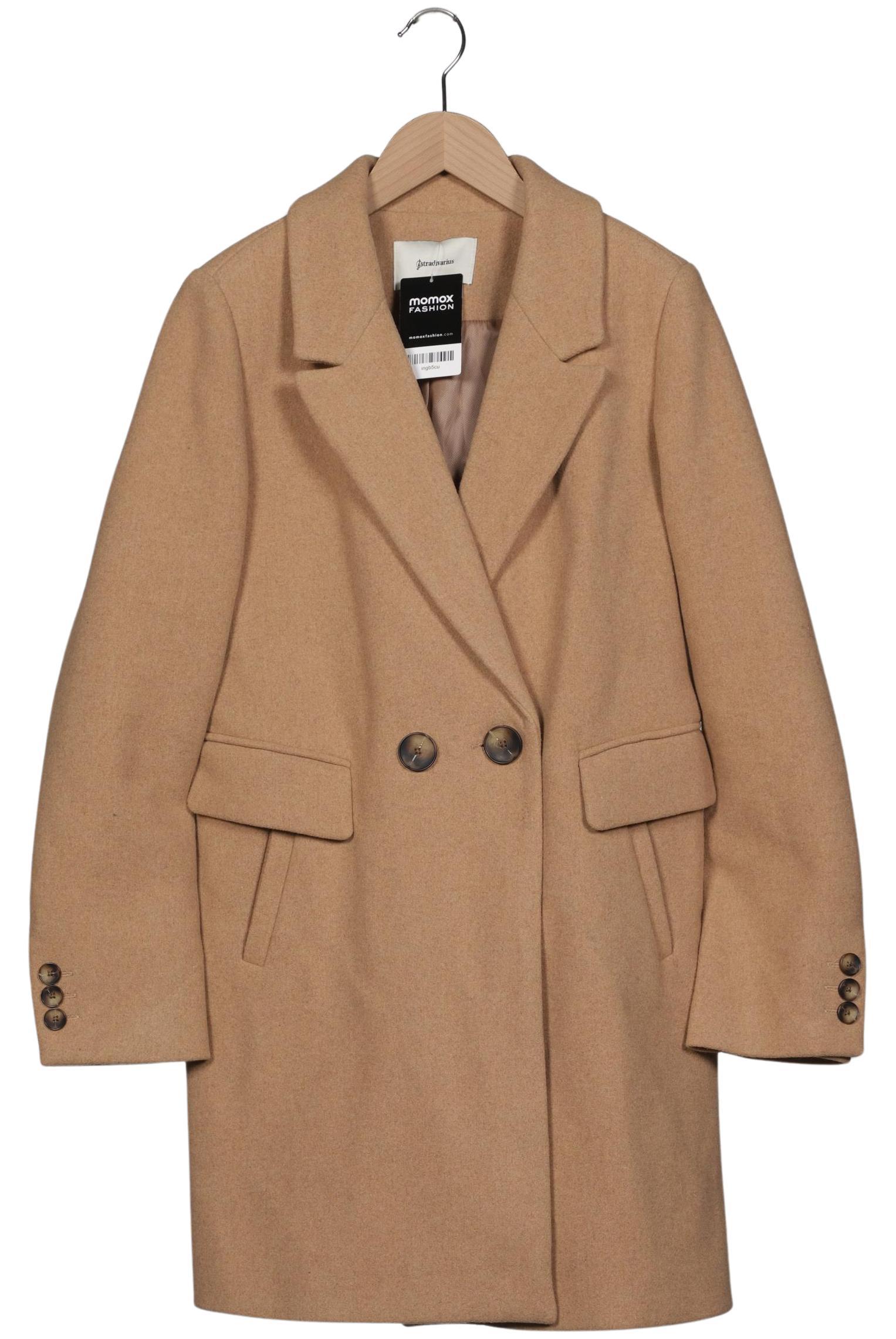 

Stradivarius Damen Mantel, beige, Gr. 38