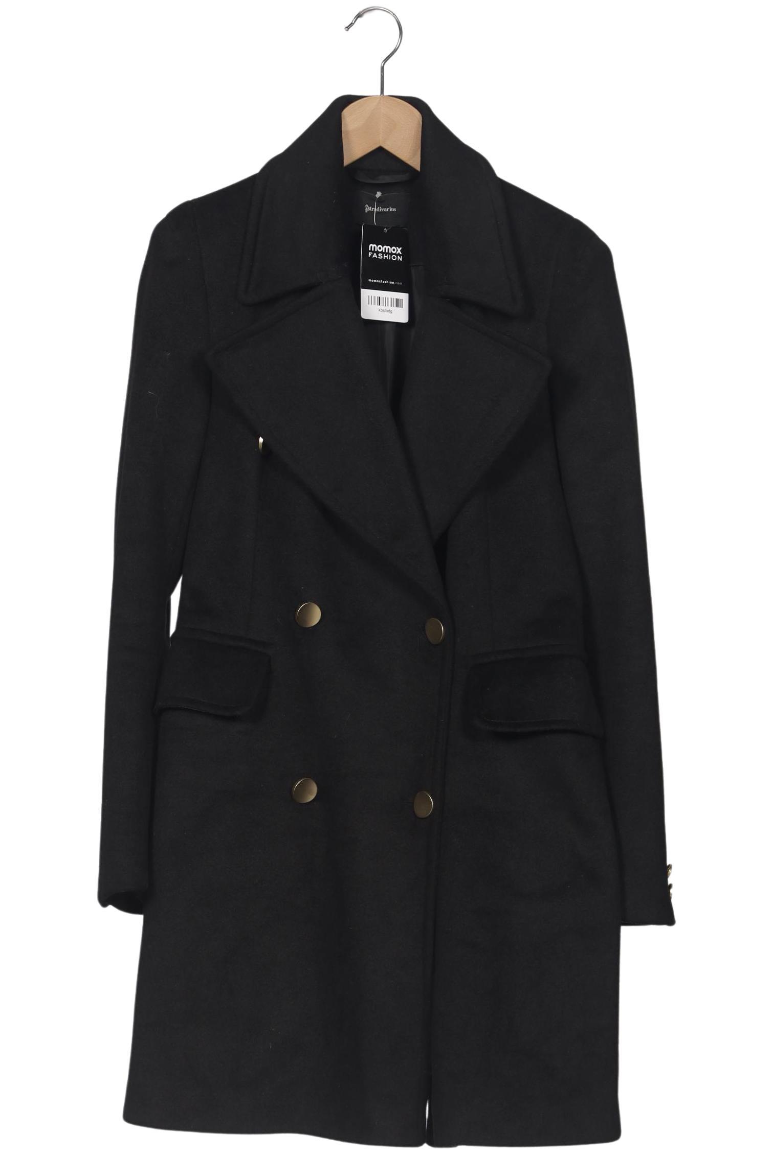 

Stradivarius Damen Mantel, schwarz, Gr. 38