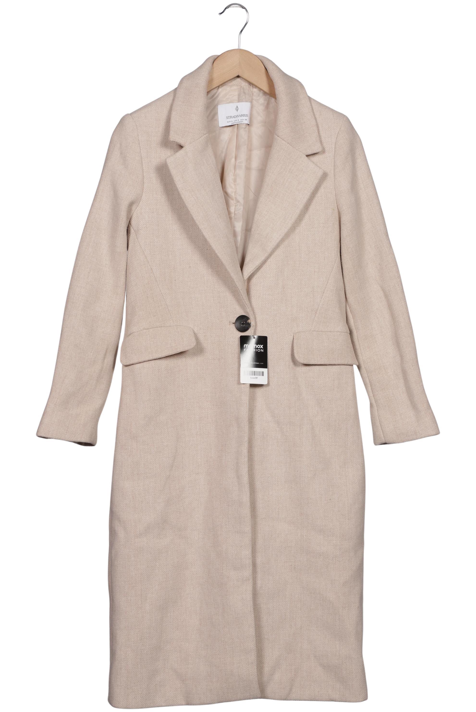 

Stradivarius Damen Mantel, beige, Gr. 36