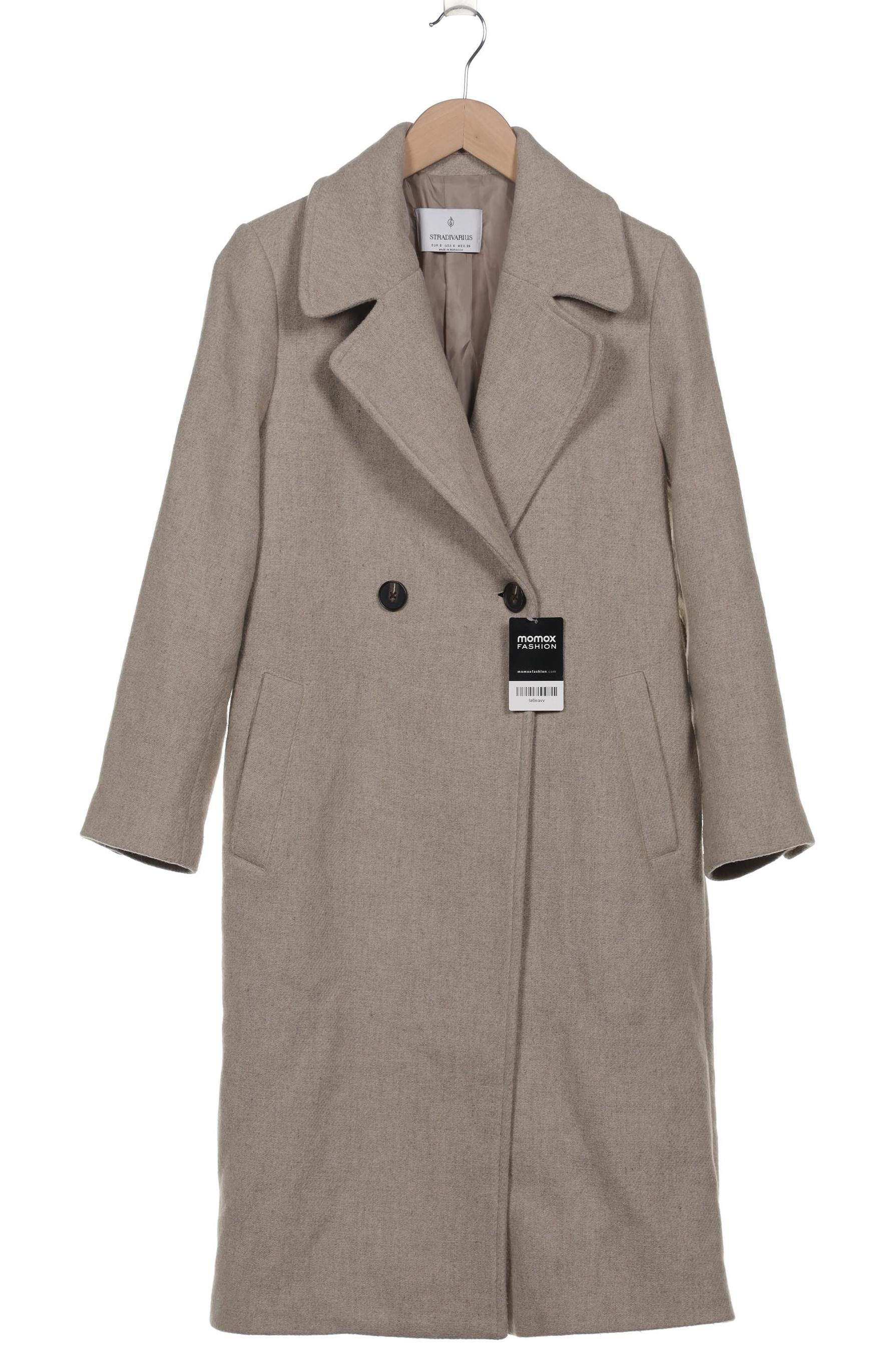 

Stradivarius Damen Mantel, beige, Gr. 36