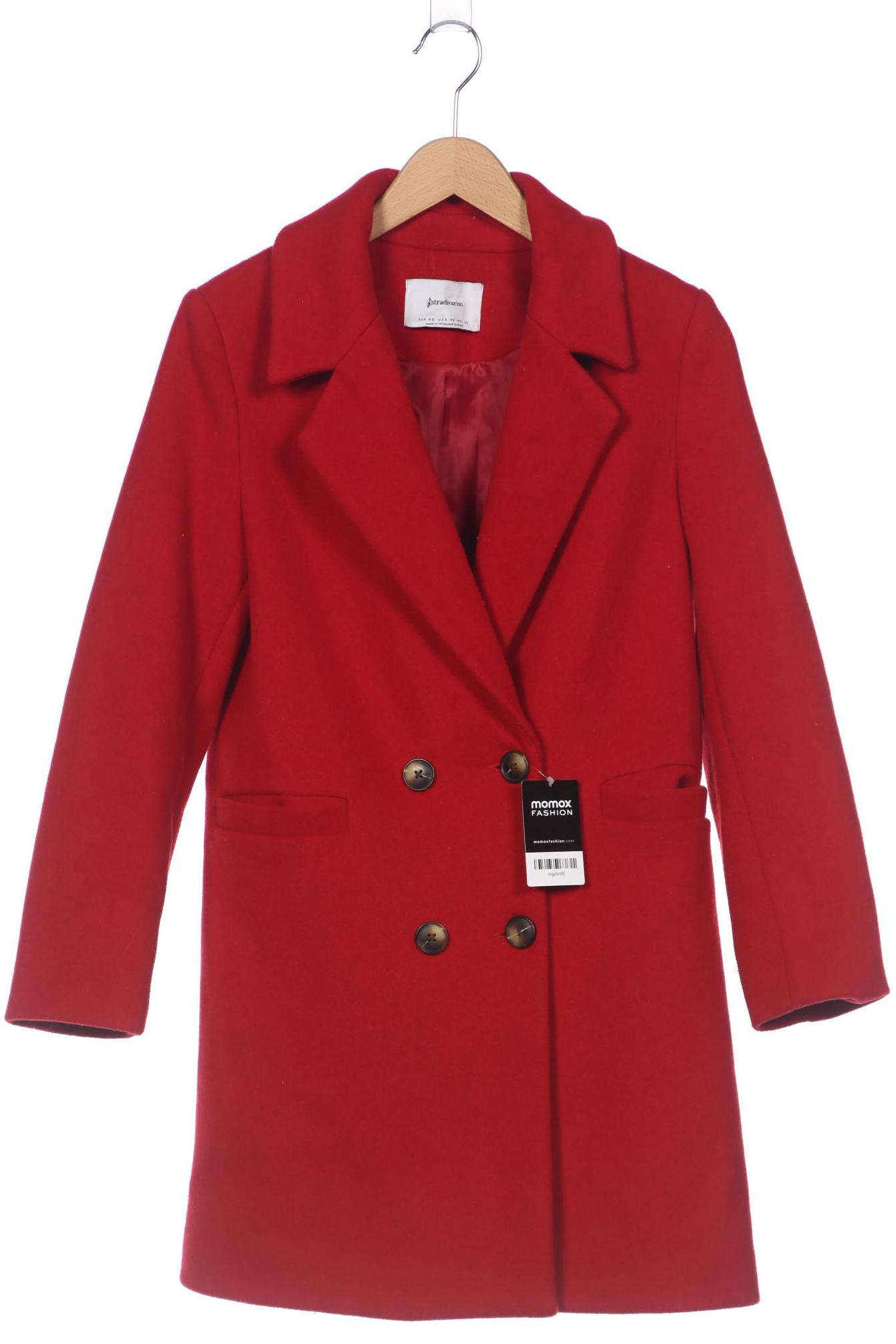 

Stradivarius Damen Mantel, rot, Gr. 34