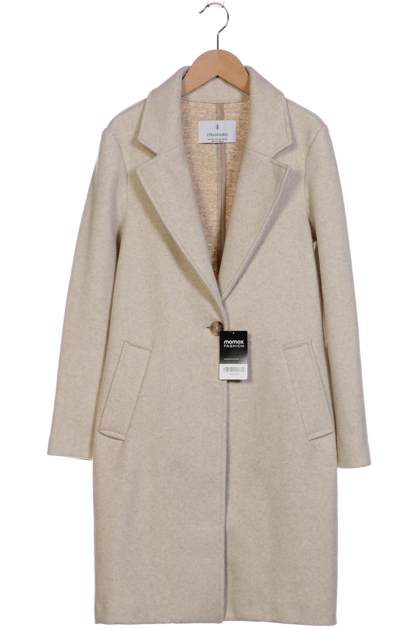 

Stradivarius Damen Mantel, beige, Gr. 34