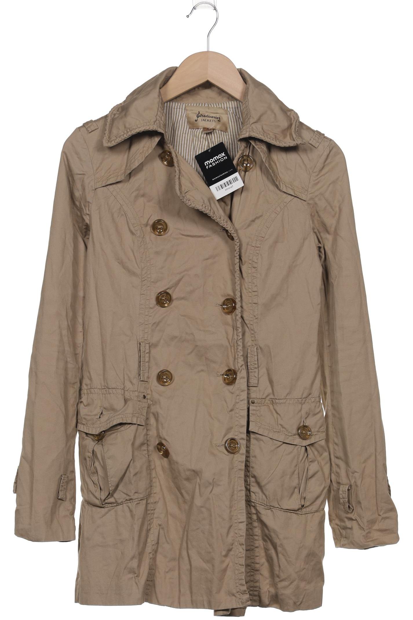 

Stradivarius Damen Mantel, beige, Gr. 38