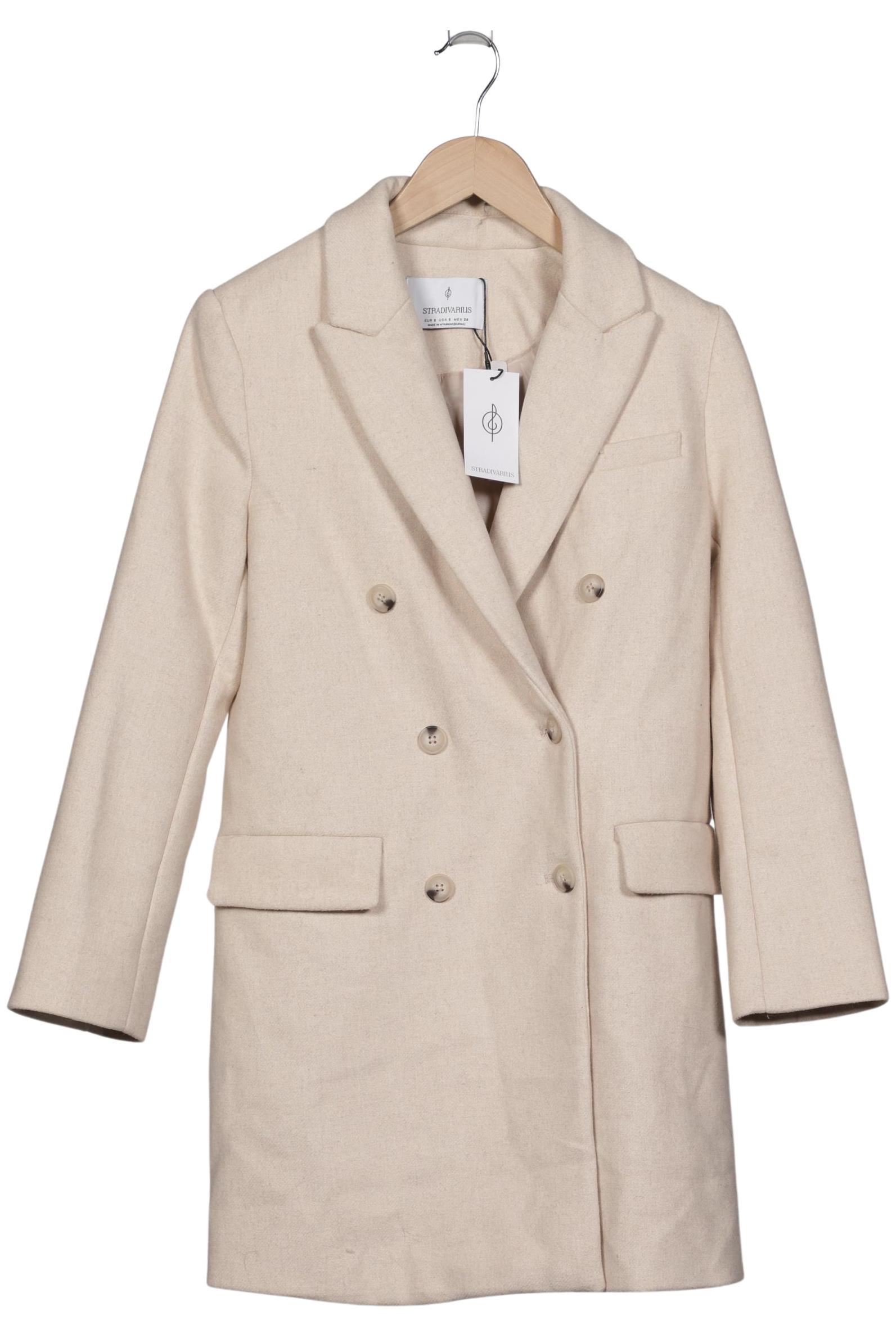 

Stradivarius Damen Mantel, beige, Gr. 36